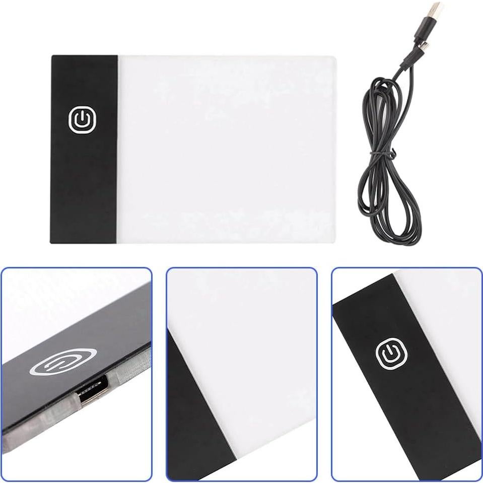 Tablero de Luz LED A6 Tiiyee Portátil con Brillo Ajustable