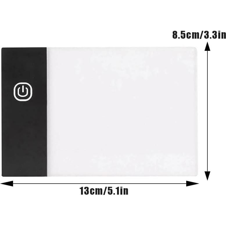 Tablero de Luz LED A6 Tiiyee Portátil con Brillo Ajustable