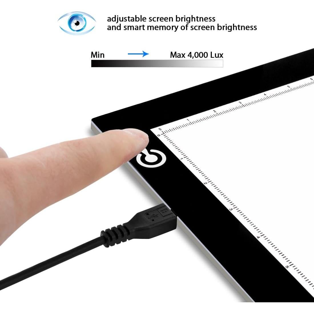 Caja de Luz LED Portátil A4 LitEnergy para Trazar USB