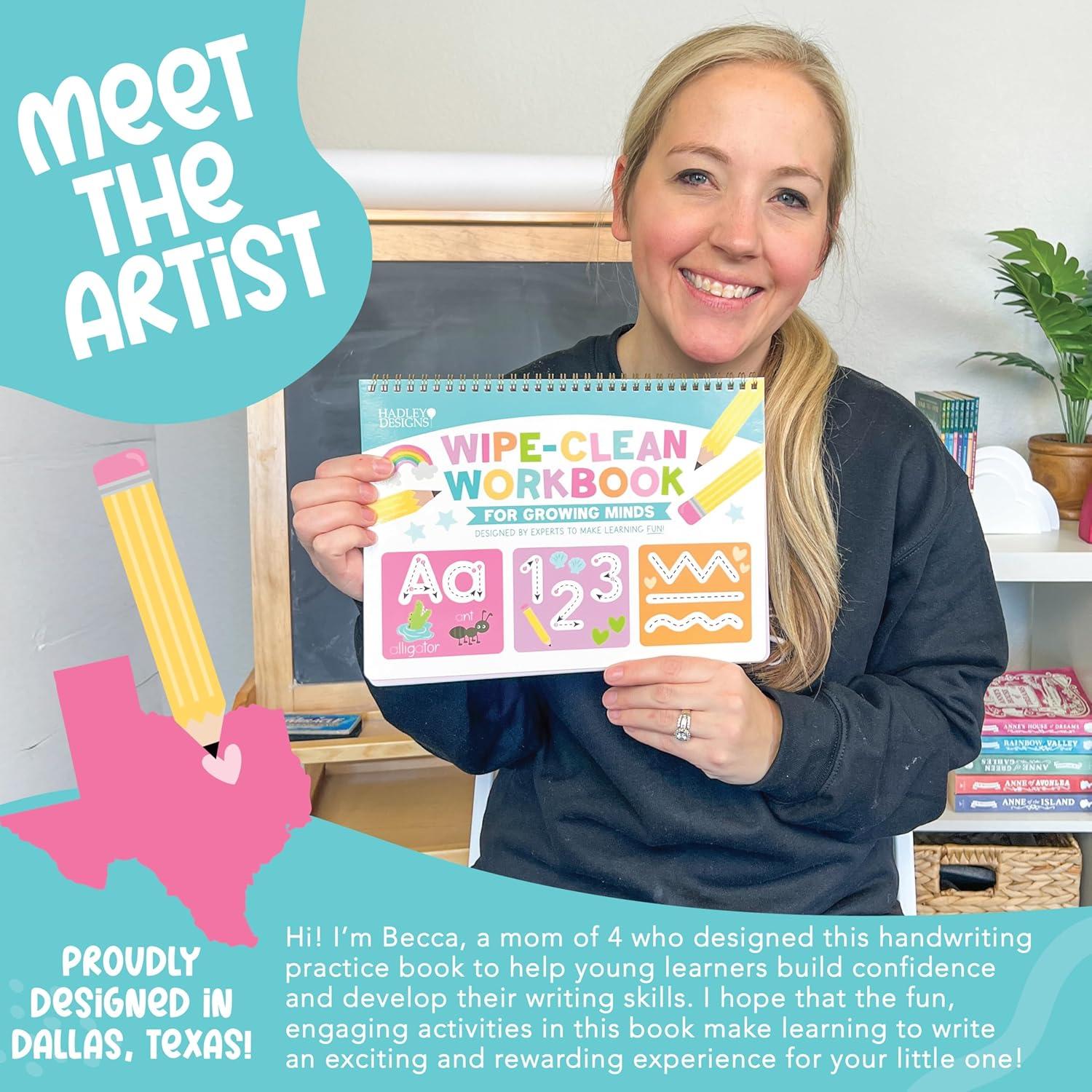 Libro de Trazado de Letras Hadley Designs 20.32x27.94 cm