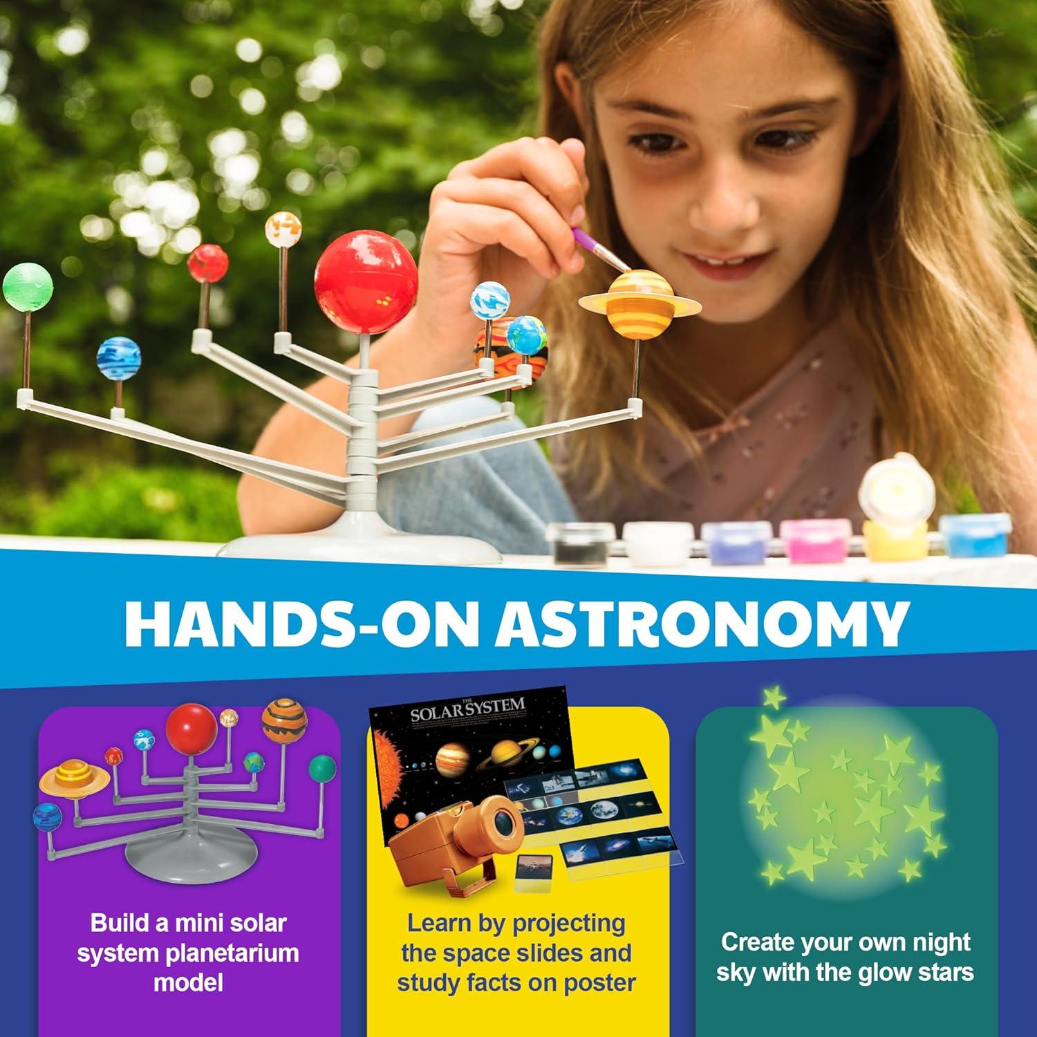 Kit de Ciencia Espacial 4M - Modelo Planetario 3D para Niños