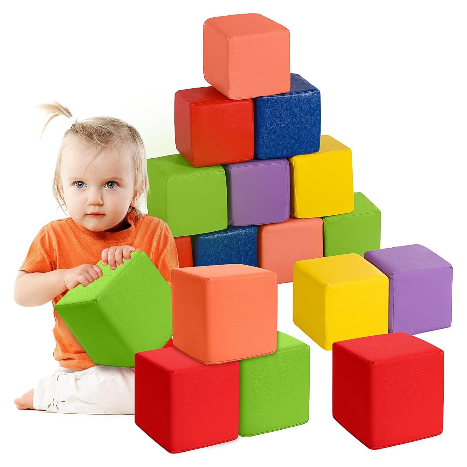 Bloques de Construcción de Espuma Civaner 12 Pcs 15 cm