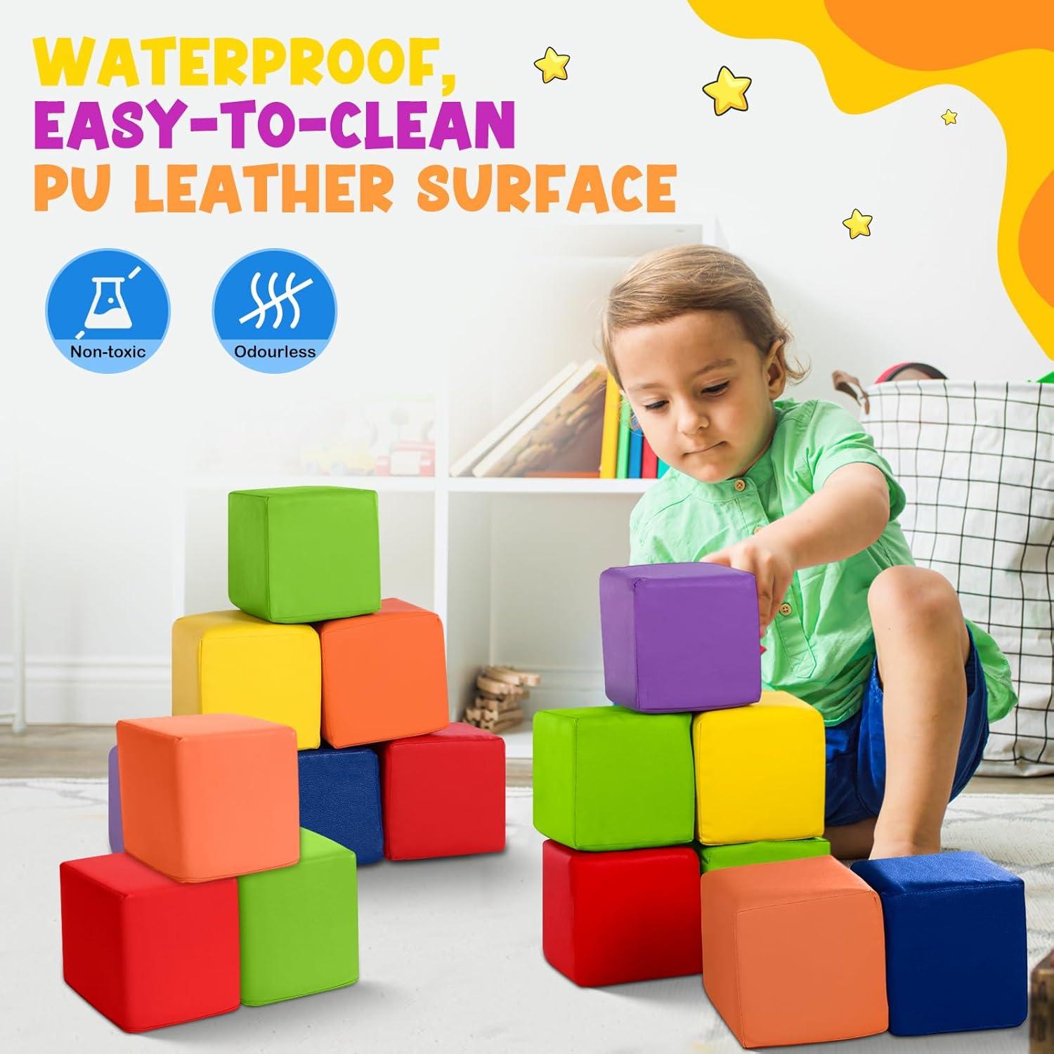 Bloques de Construcción de Espuma Civaner 12 Pcs 15 cm