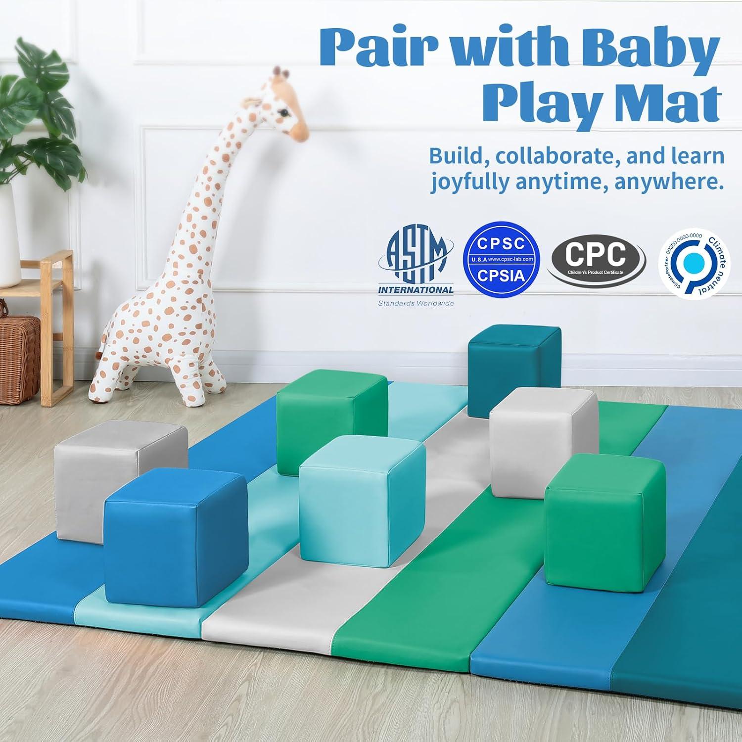 Bloques de Construcción de Espuma TODIBY 12 Piezas para Niños