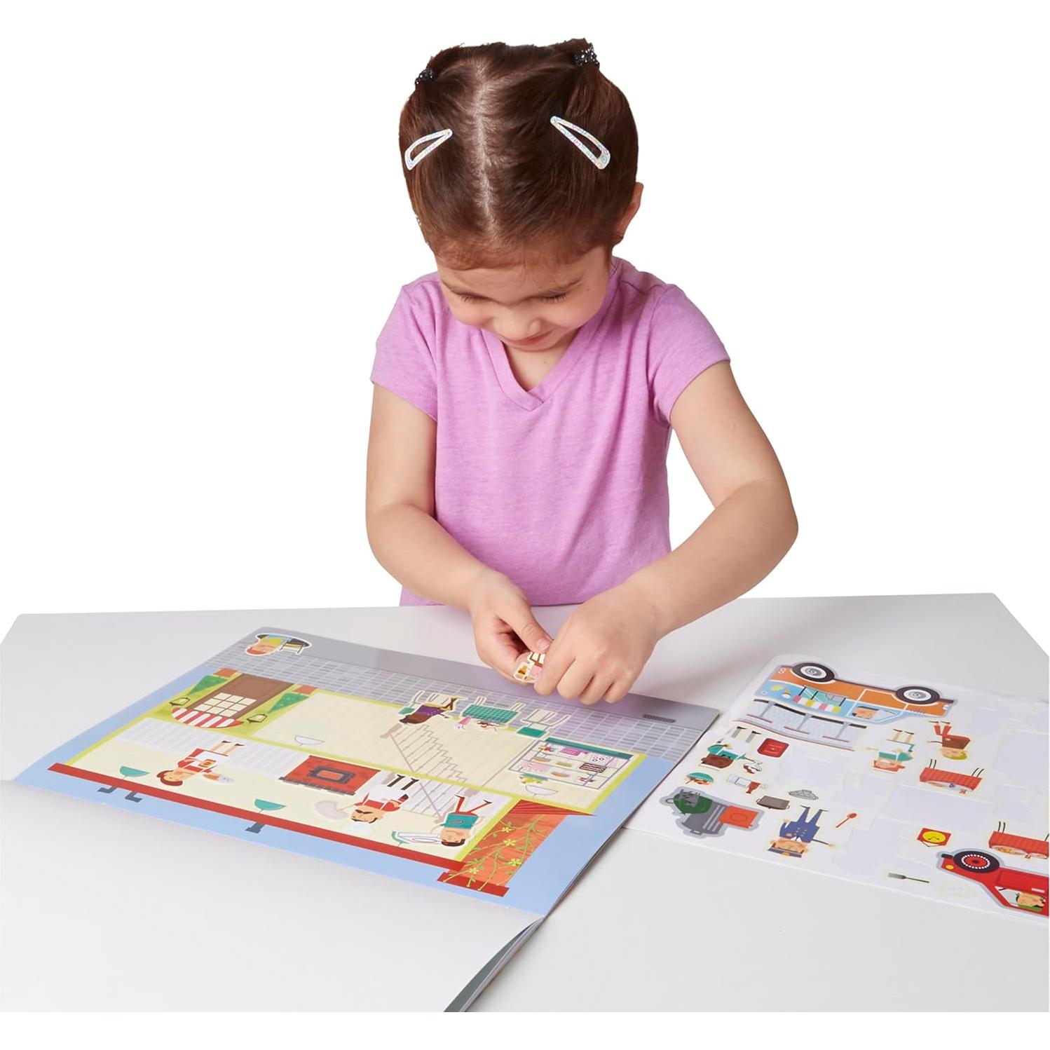 Almohadilla de Calcomanías Reutilizables Melissa & Doug - Mi Ciudad