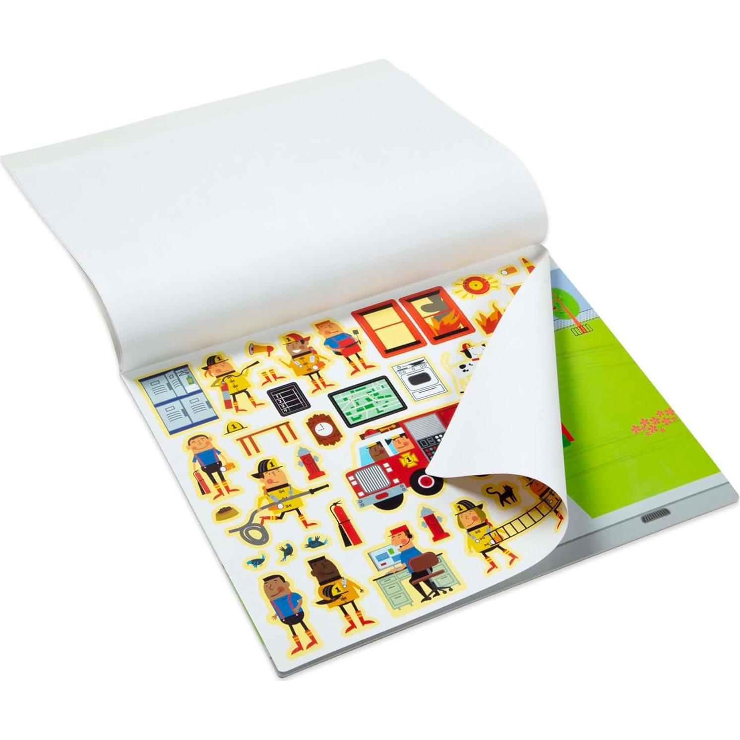 Almohadilla de Calcomanías Reutilizables Melissa & Doug - Mi Ciudad