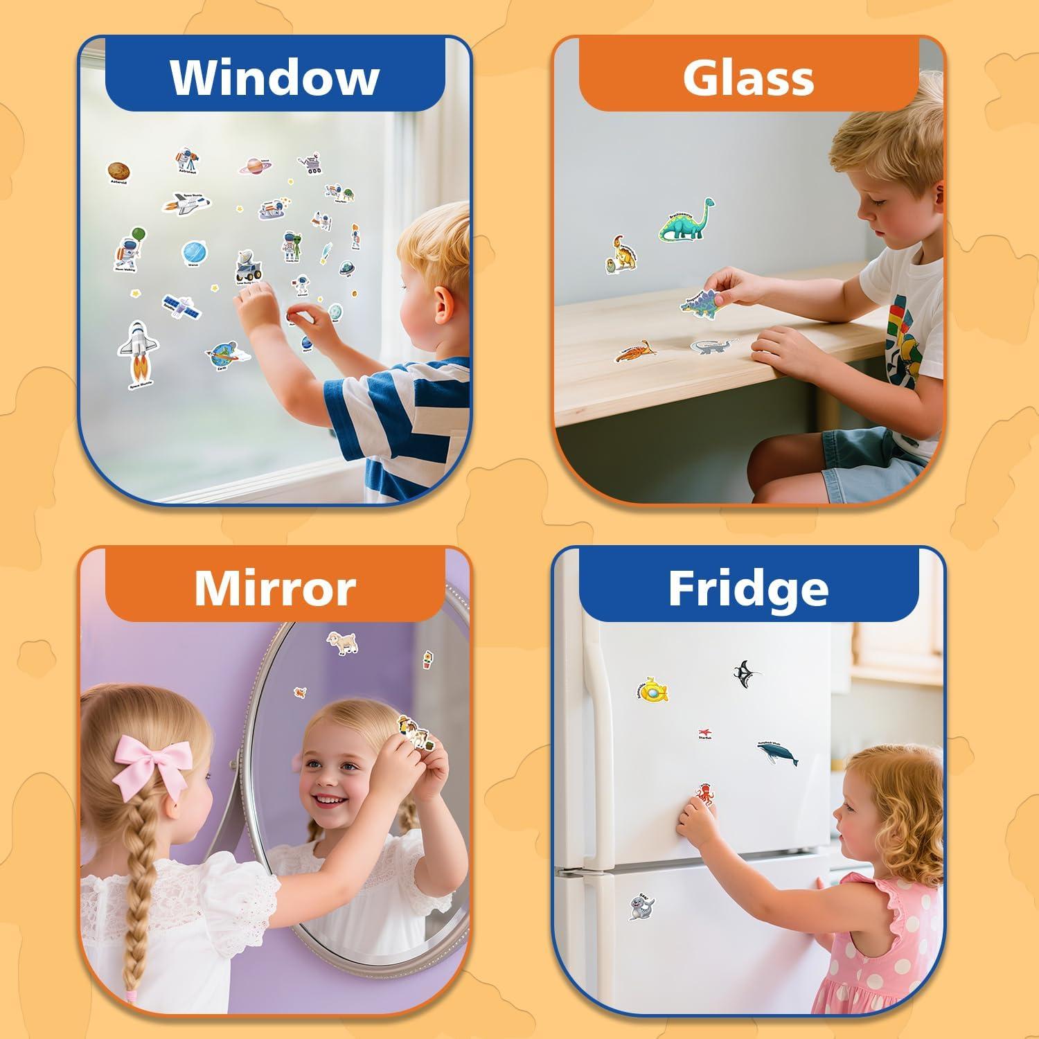 6 Libros de Pegatinas Reutilizables Creativetrees para Niños