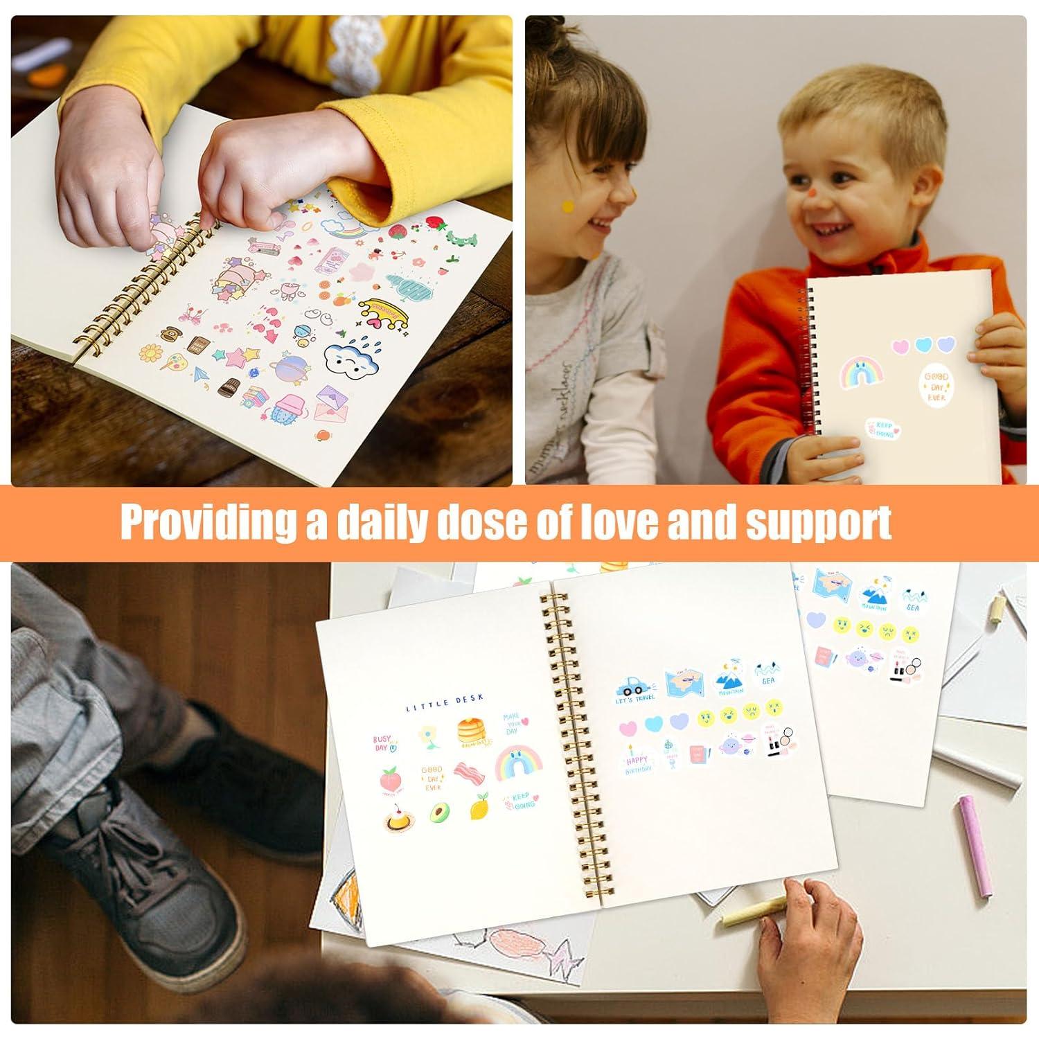 Libro de Pegatinas Koogel A5 50 Hojas Papel Liberación