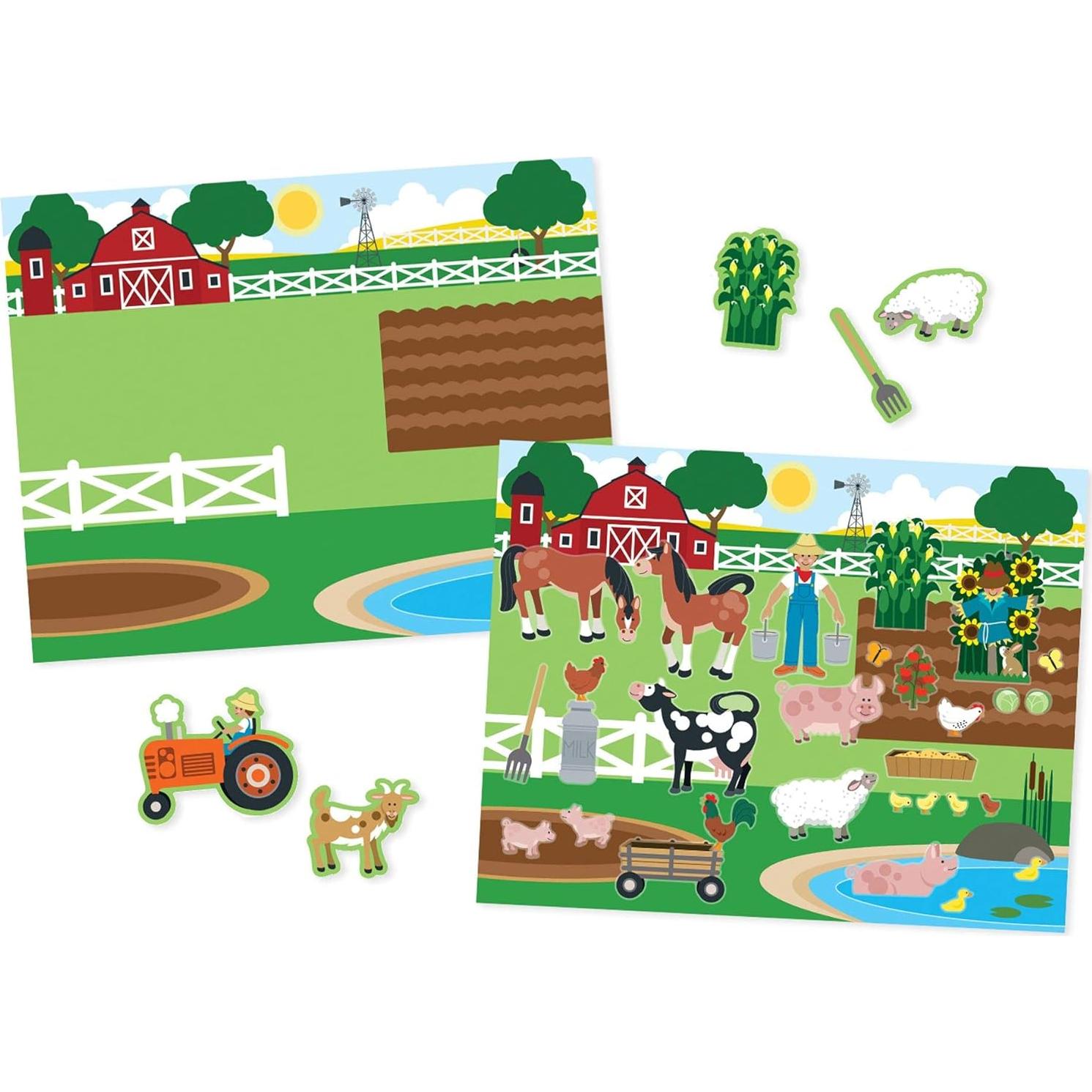Conjunto de Almohadillas de Calcomanías Reutilizables Melissa & Doug