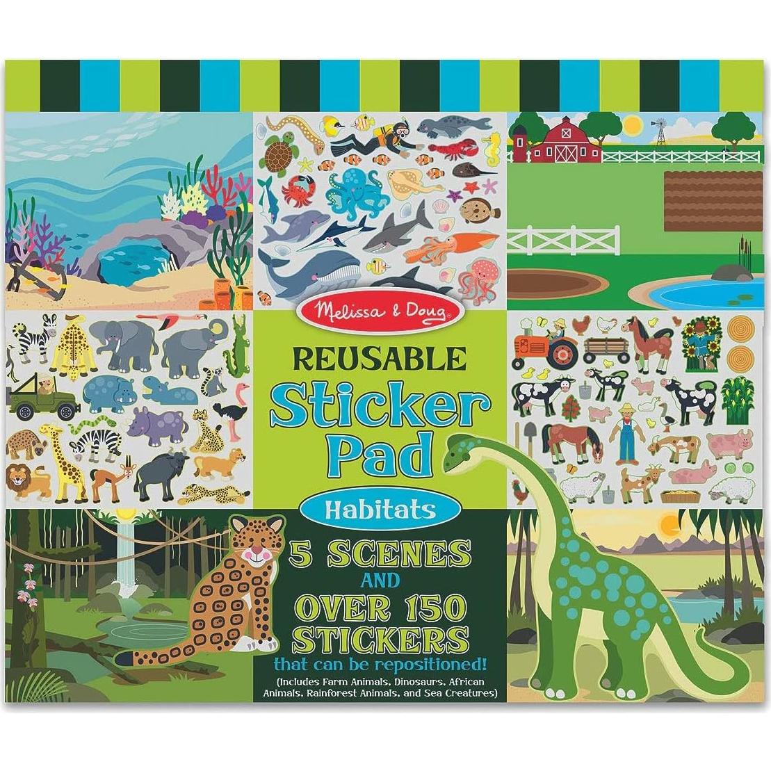 Almohadilla de Pegatinas Reutilizables Melissa & Doug 35.5x27.9cm