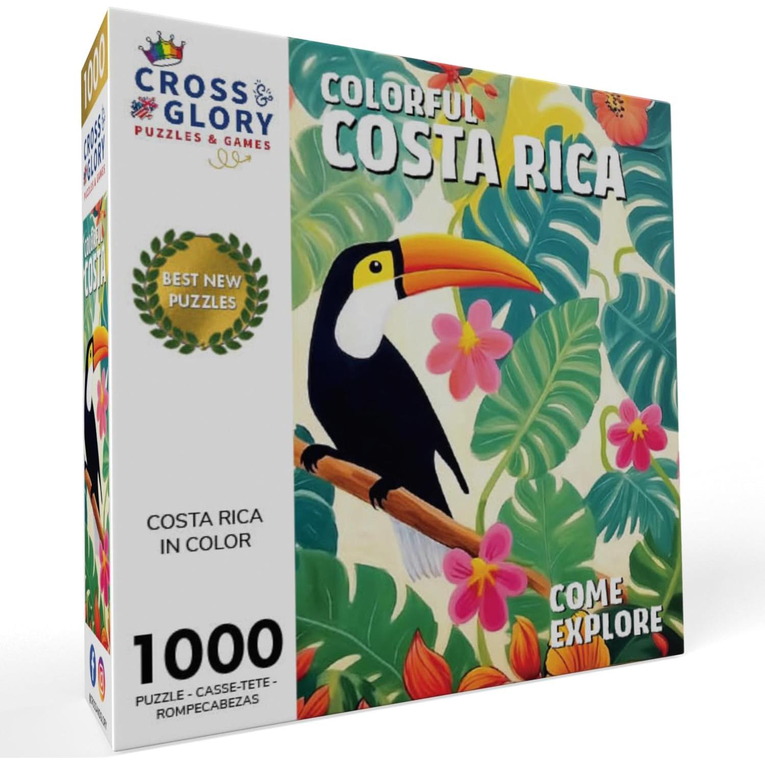 Rompecabezas 1000 Piezas Cross & Glory Costa Rica en Color