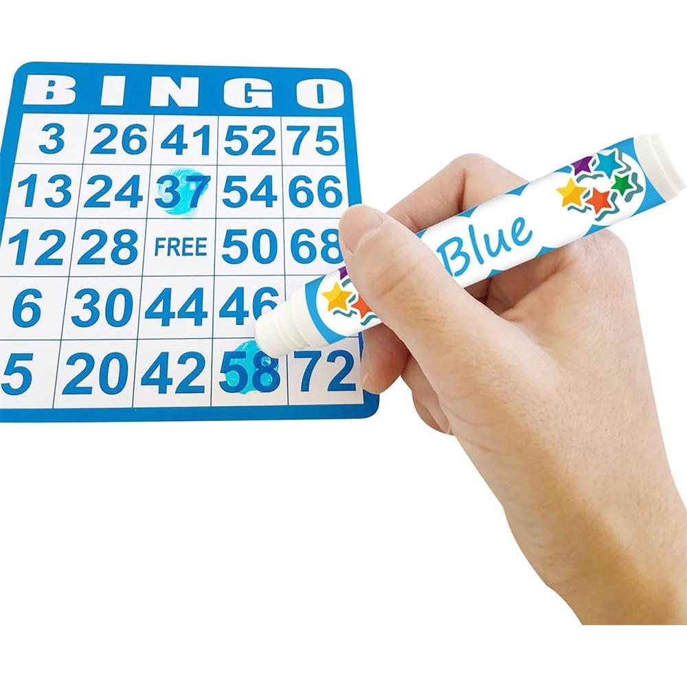 Marcadores de Puntos Blimark - No Tóxicos, Lavables, 6 Colores