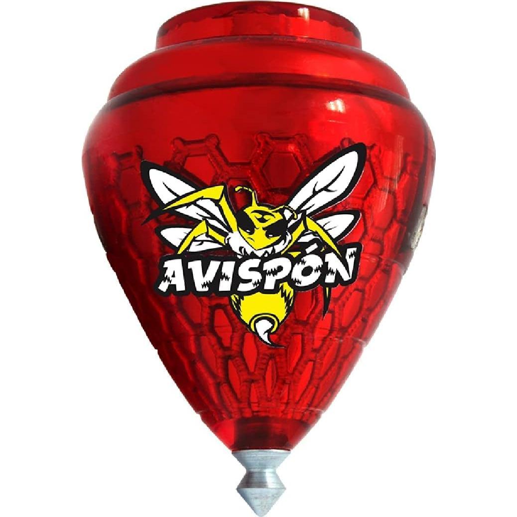 Paquete de 3 Trompos de Plástico Durable Cometa - Punta de Metal