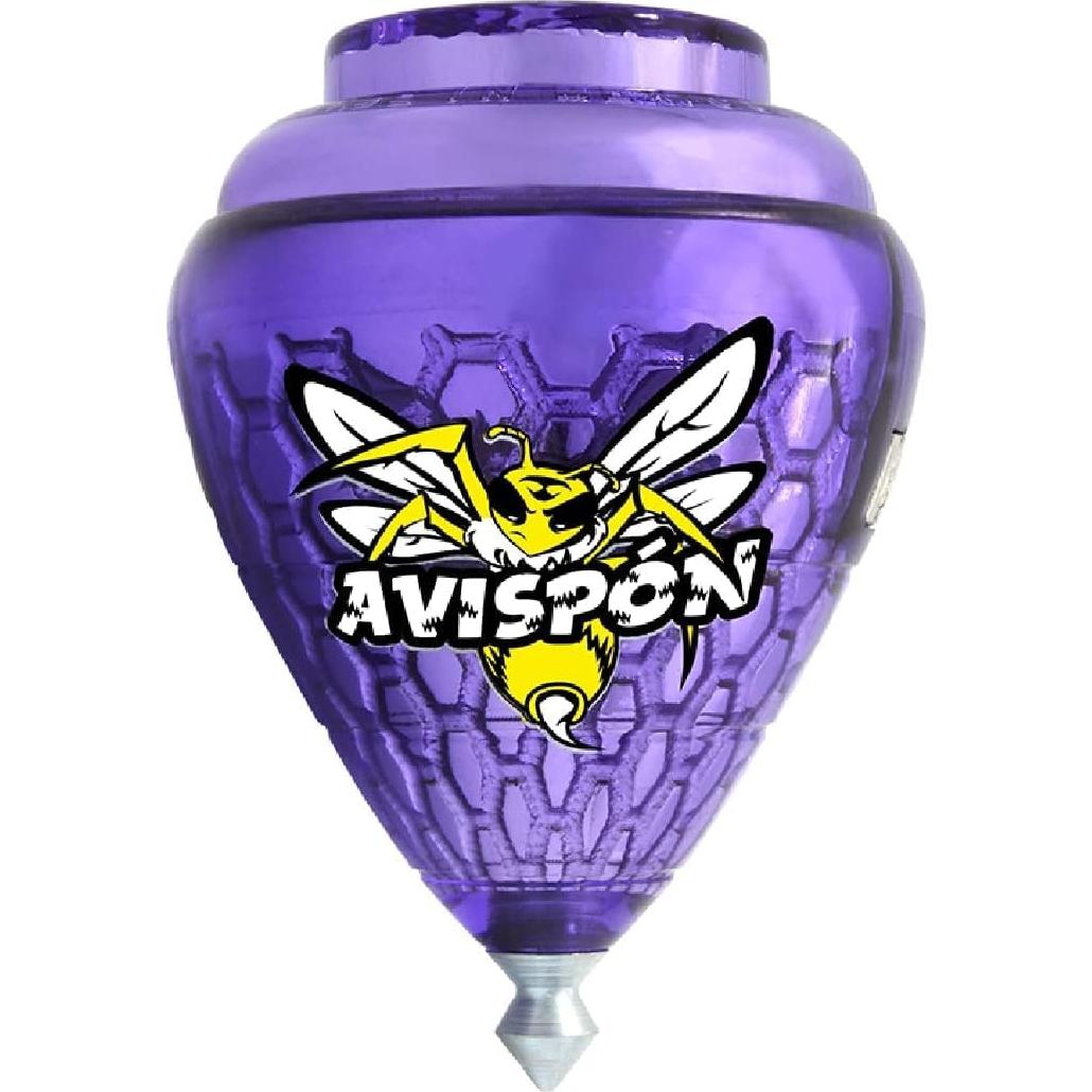 Paquete de 3 Trompos de Plástico Durable Cometa - Punta de Metal