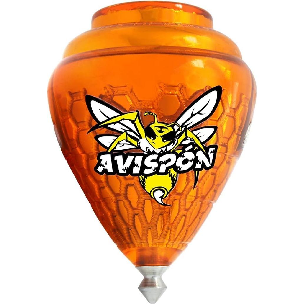 Paquete de 3 Trompos de Plástico Durable Cometa - Punta de Metal