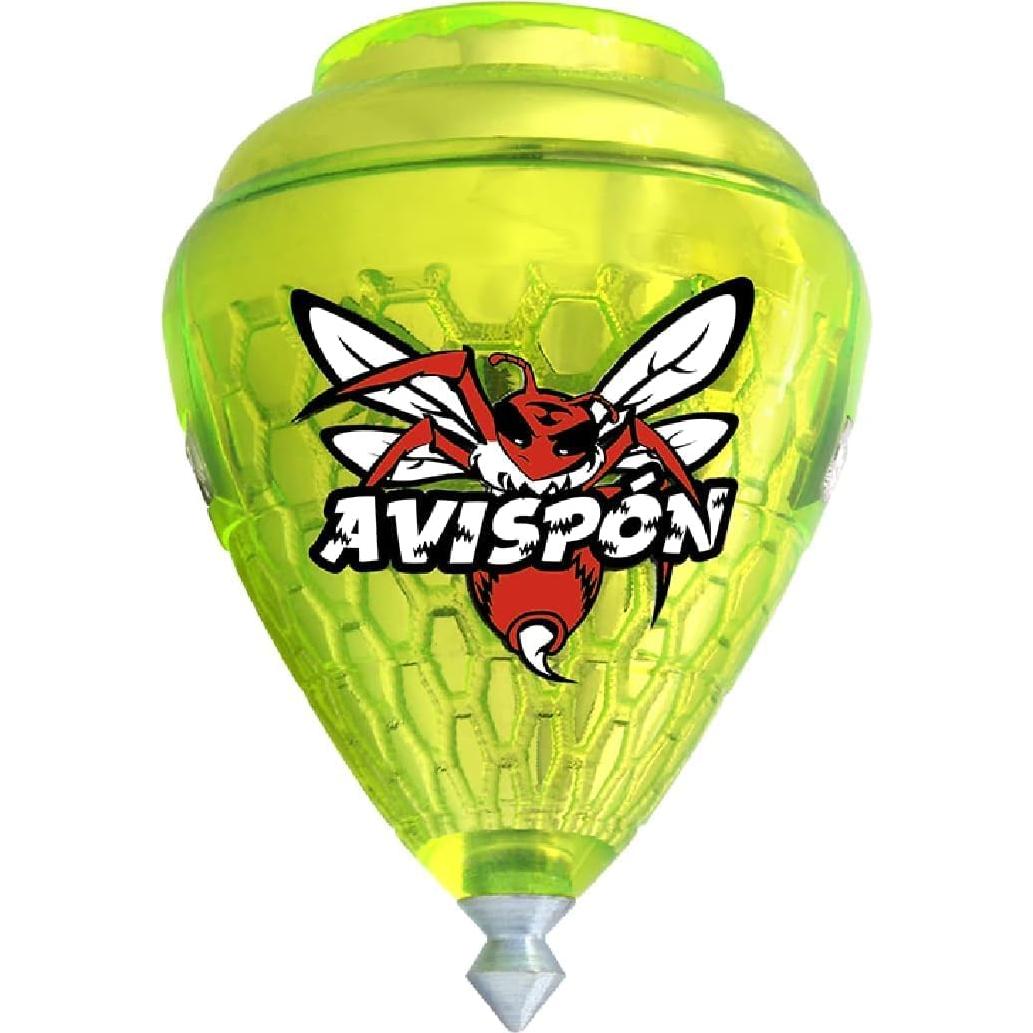 Paquete de 3 Trompos de Plástico Durable Cometa - Punta de Metal