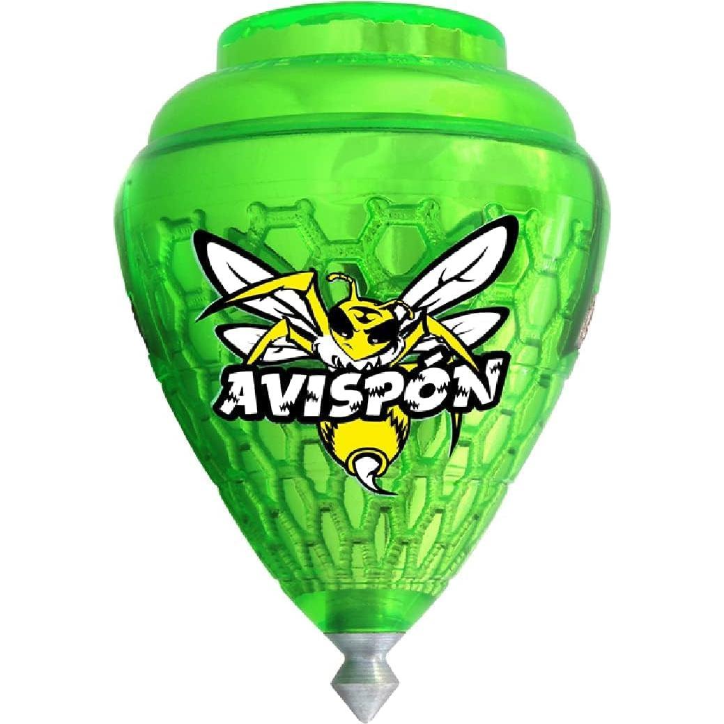 Paquete de 3 Trompos de Plástico Durable Cometa - Punta de Metal