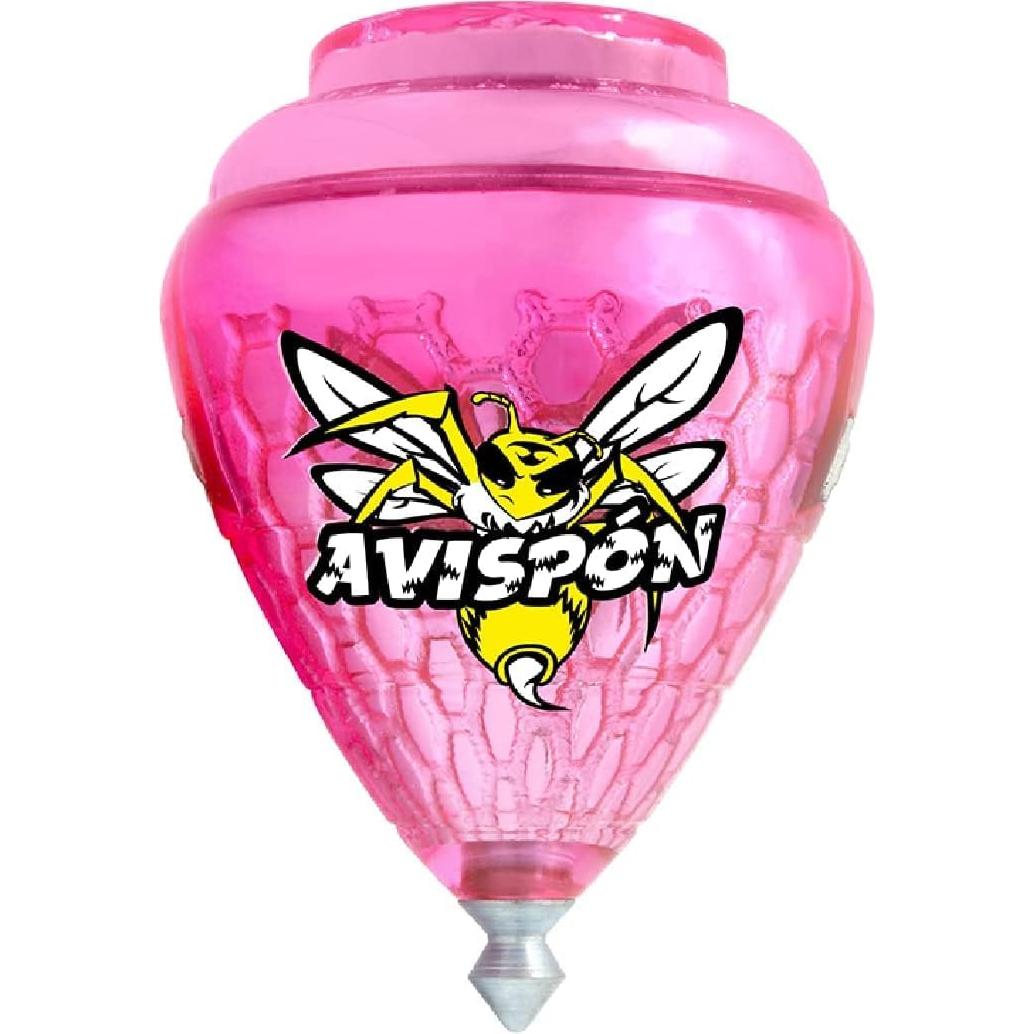 Paquete de 3 Trompos de Plástico Durable Cometa - Punta de Metal