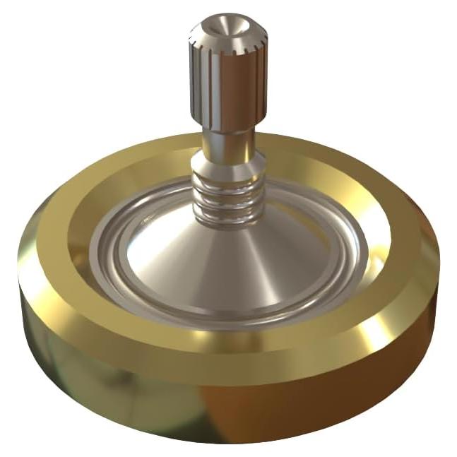 Trompo Antiestrés W&B Design de Titanio - Giro 12 Minutos