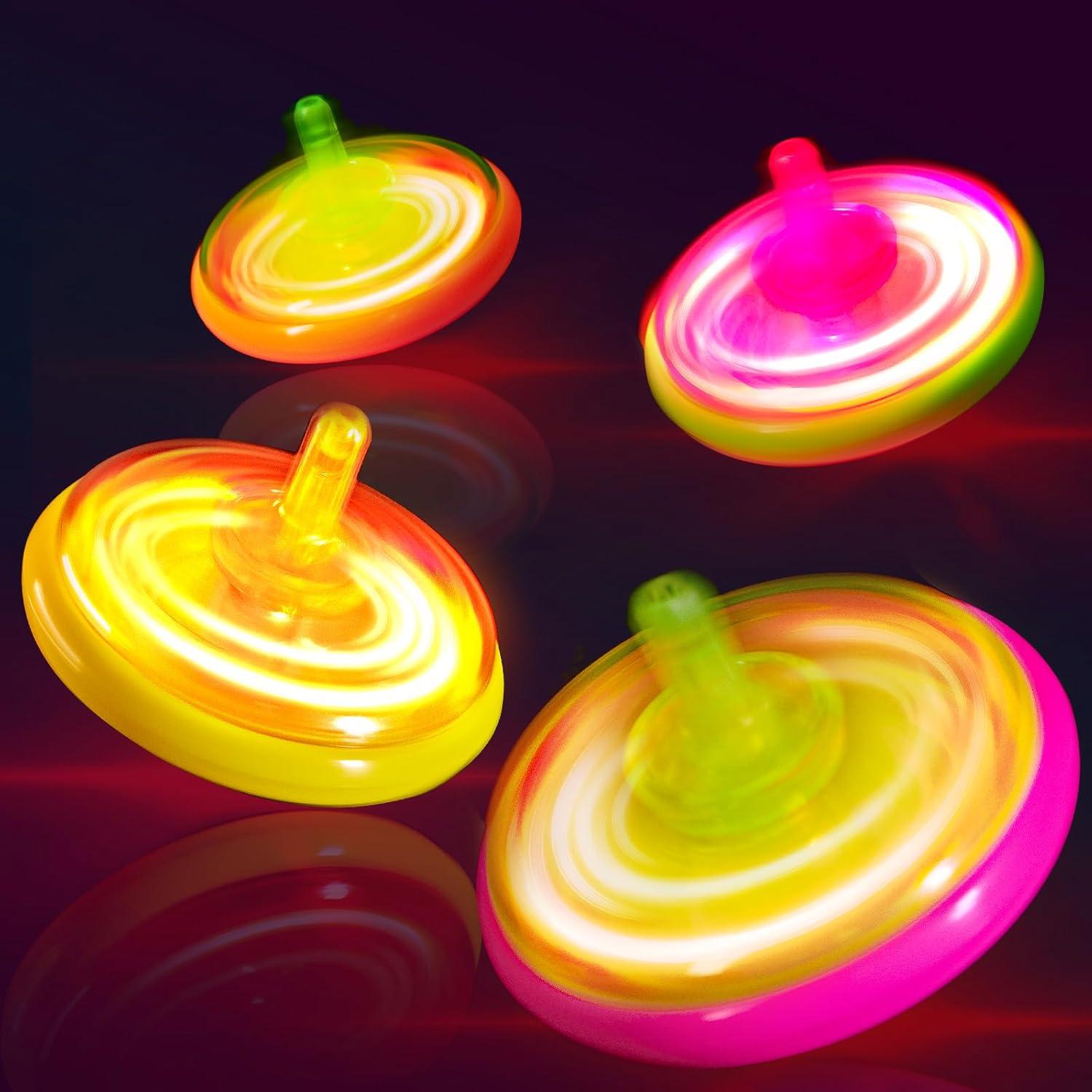 Set de 200 Trompos LED Iluminados MAPIXO para Niños