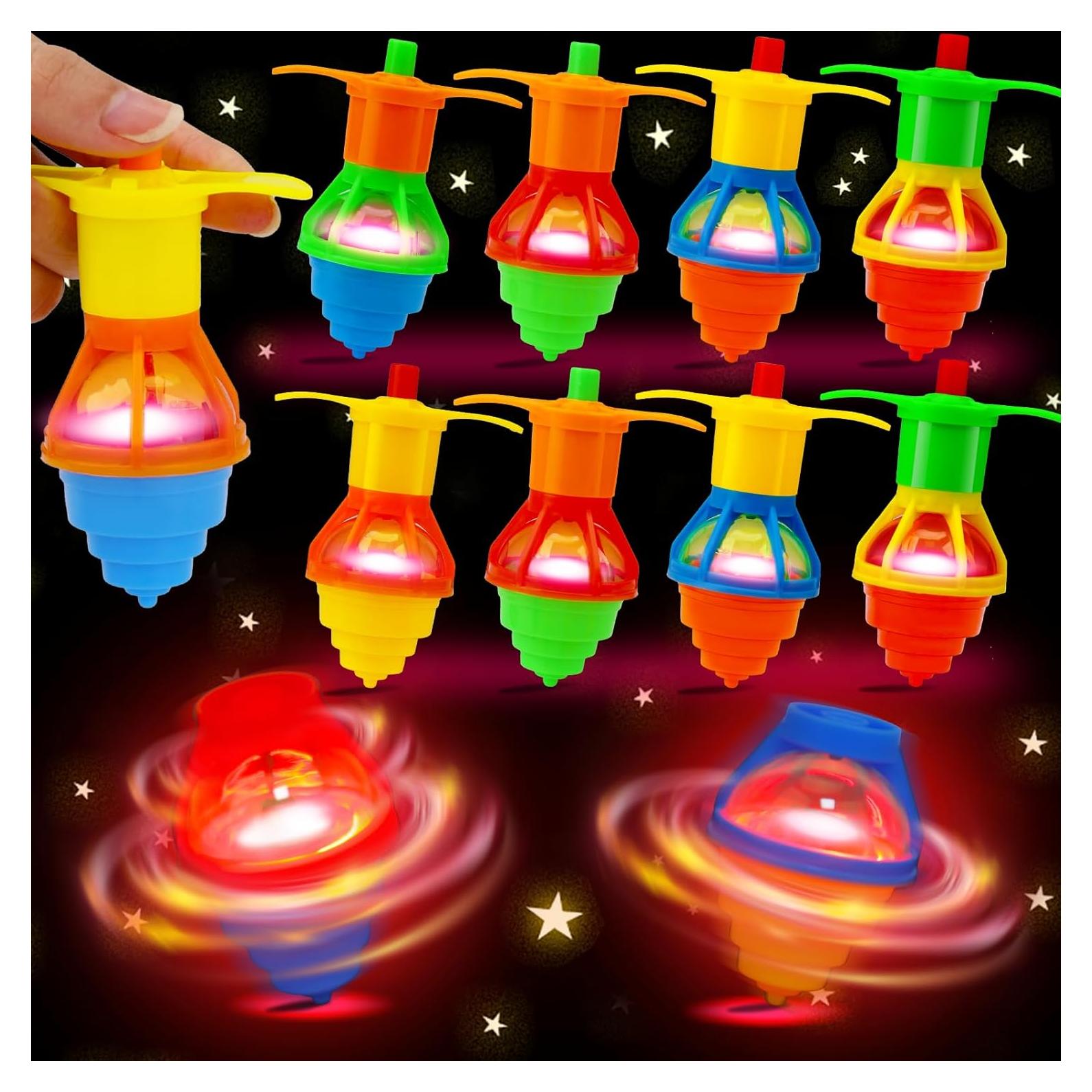 24 Trompos Iluminados Thremhoo para Niños 3-12 Años