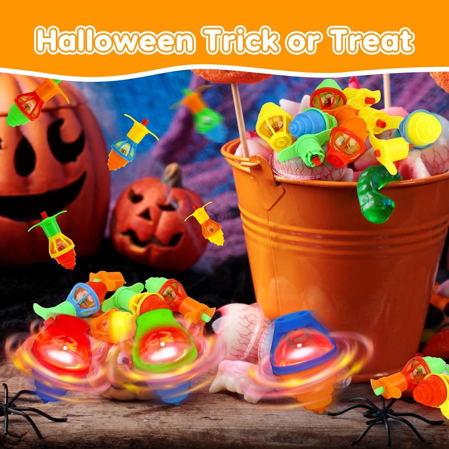 24 Trompos Iluminados Thremhoo para Niños 3-12 Años