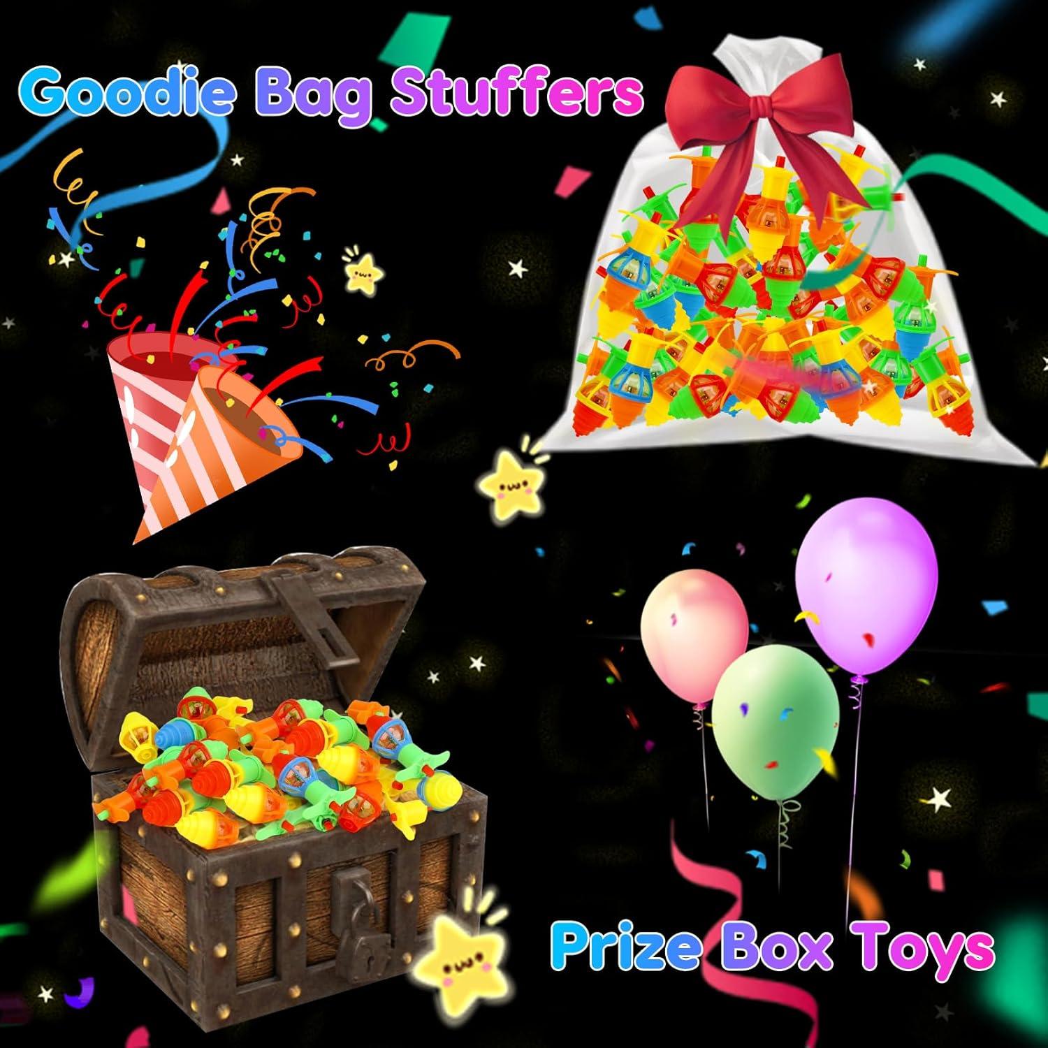 24 Trompos Iluminados Thremhoo para Niños 3-12 Años