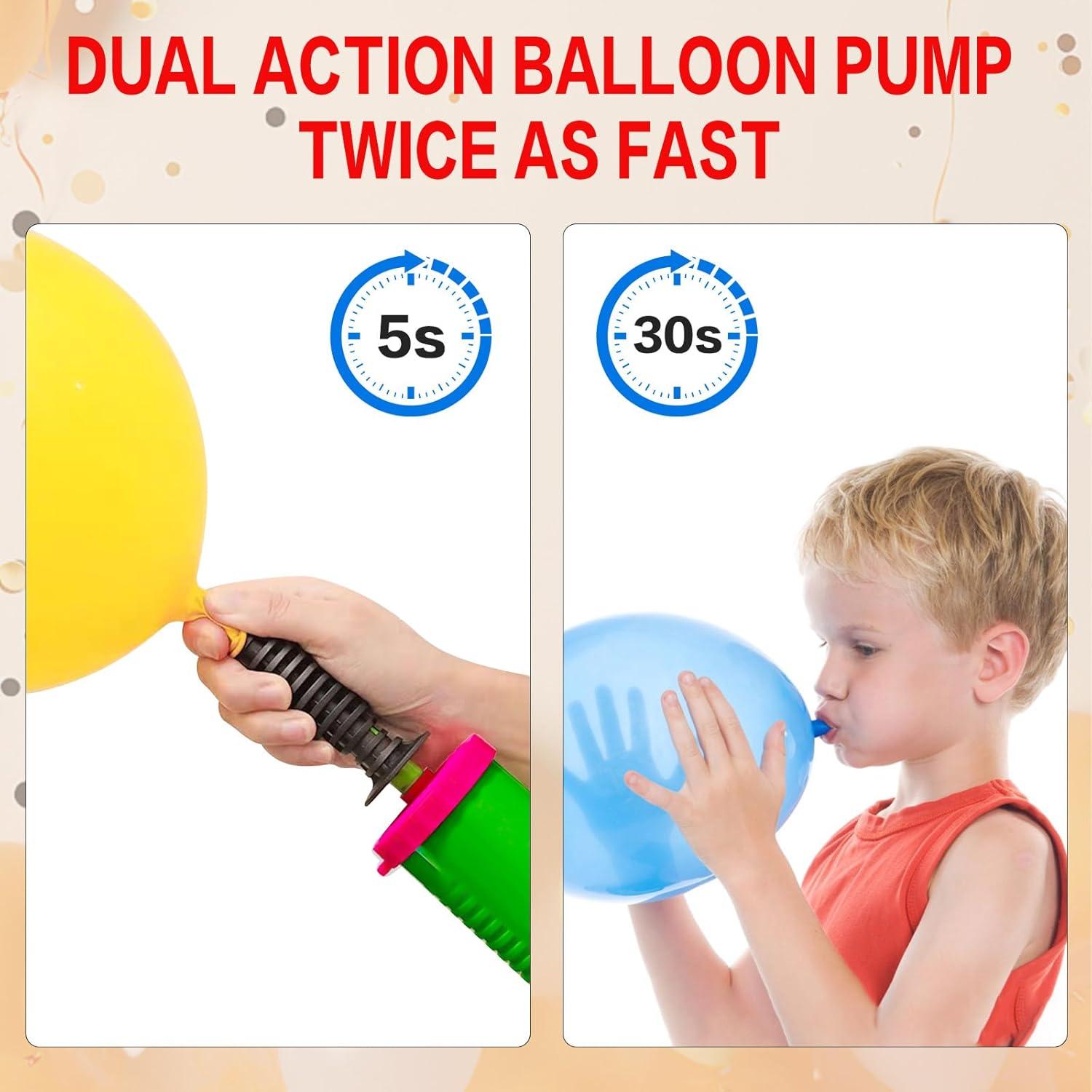 Bomba de Globo de Mano Doilomand GreenPump2 - 2 Pack Doble Acción