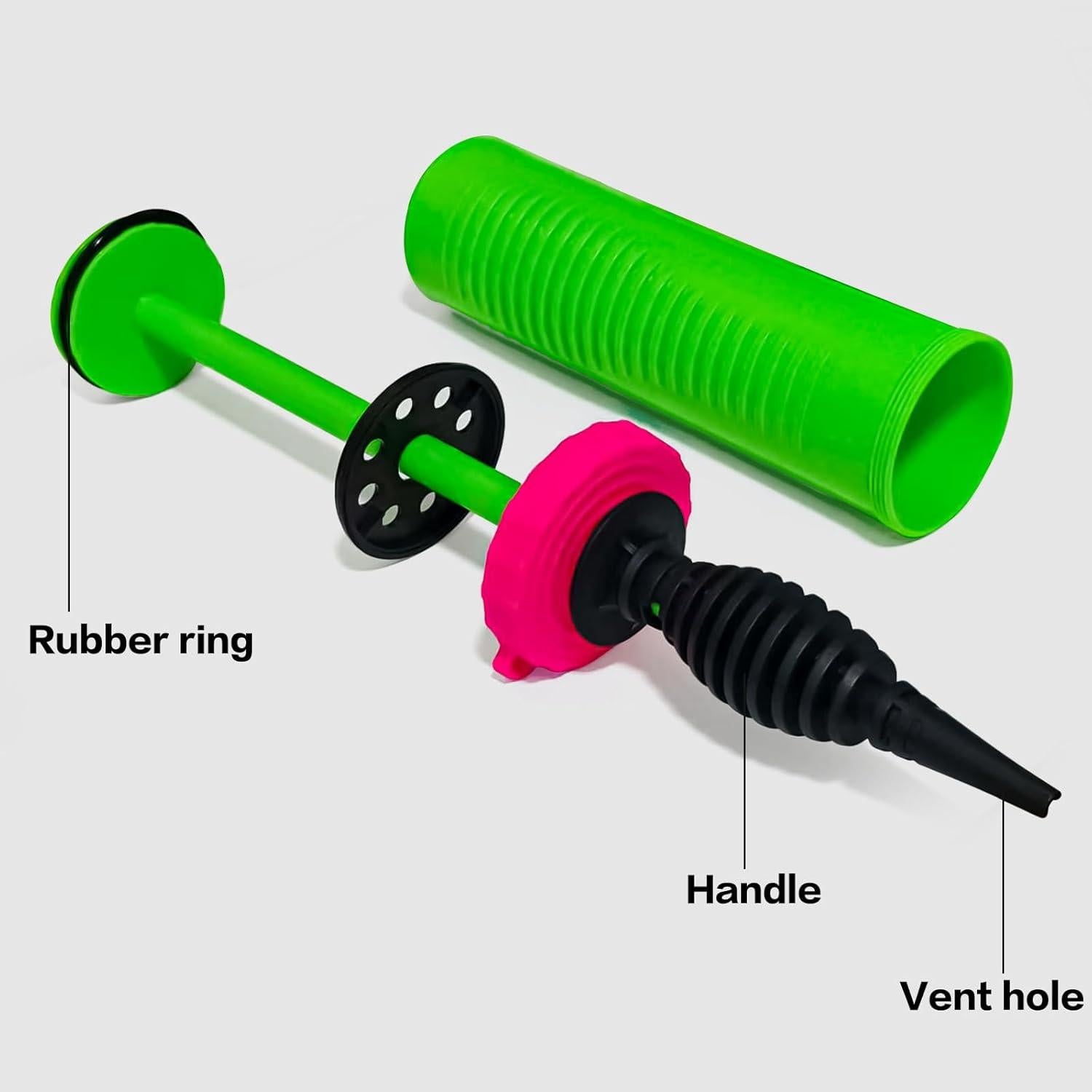 Bomba de Globo de Mano Doilomand GreenPump2 - 2 Pack Doble Acción