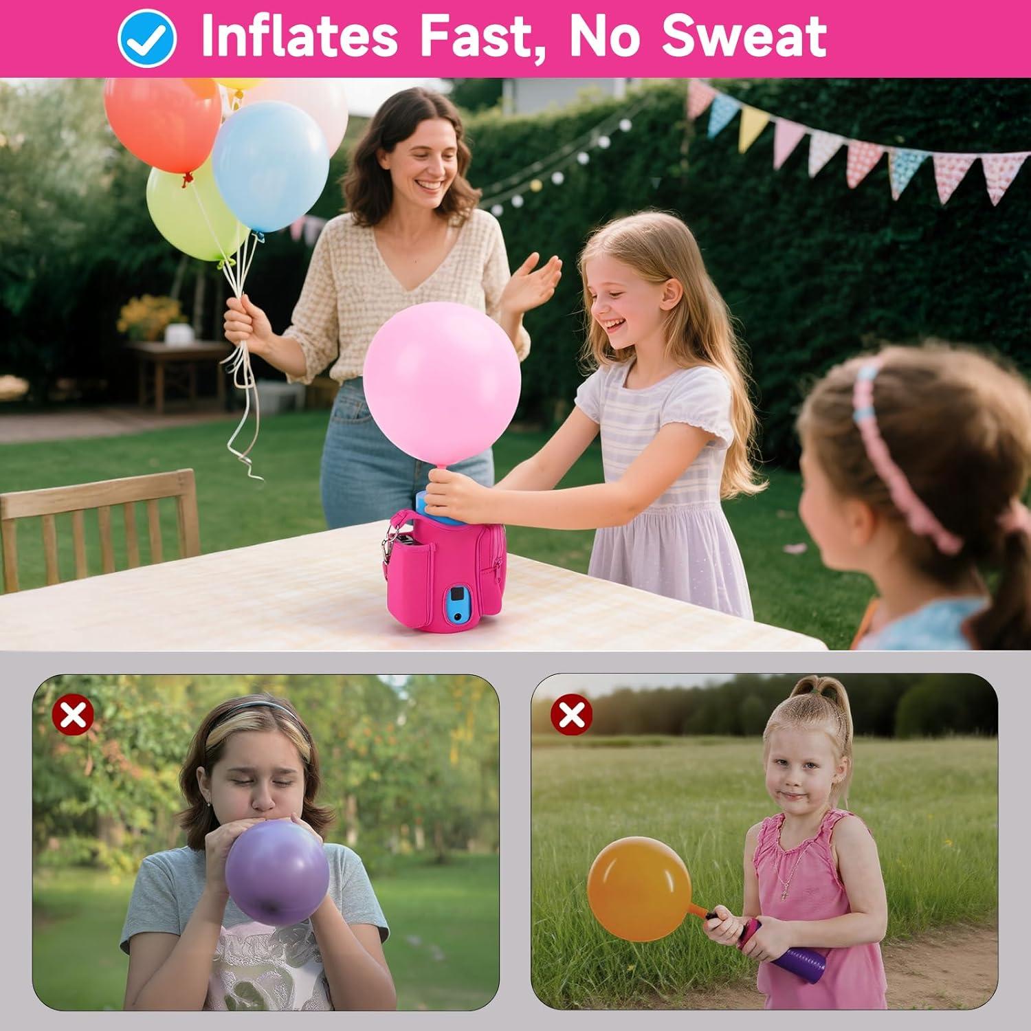 Bomba de Globo Eléctrica Recargable Zalirium - Portátil y Rápida