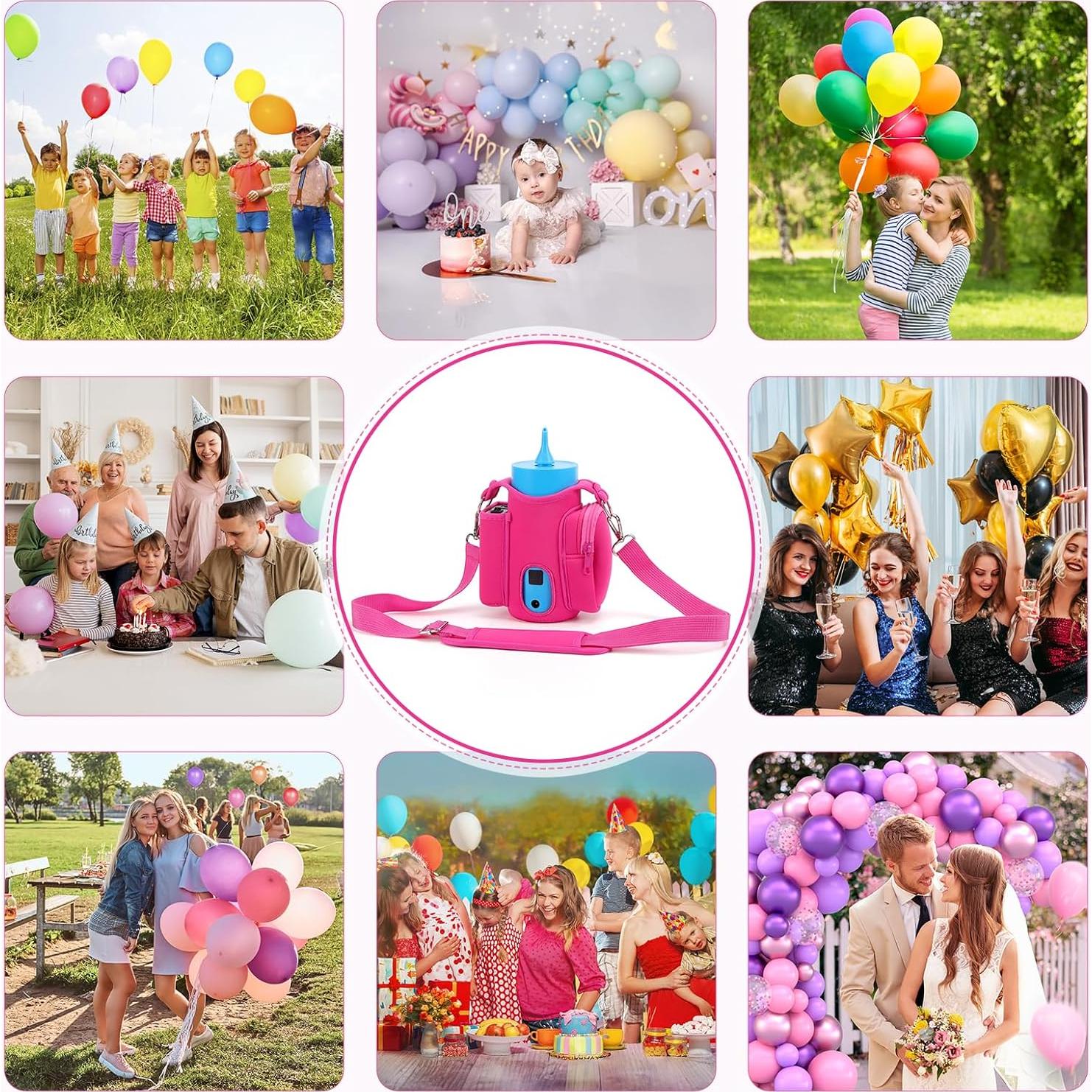 Bomba de Globo Eléctrica Recargable Zalirium - Portátil y Rápida