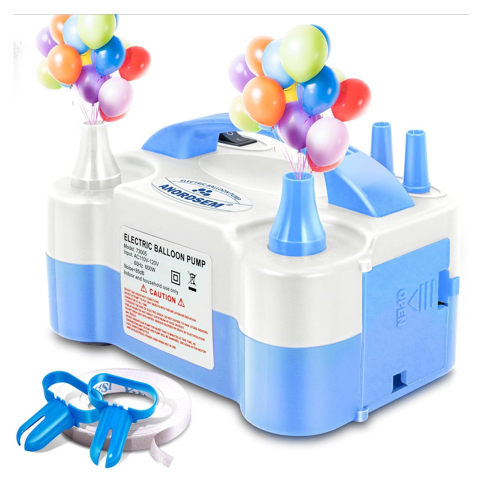 Bomba de Aire Eléctrica Anordsem para Globos - Inflado Rápido