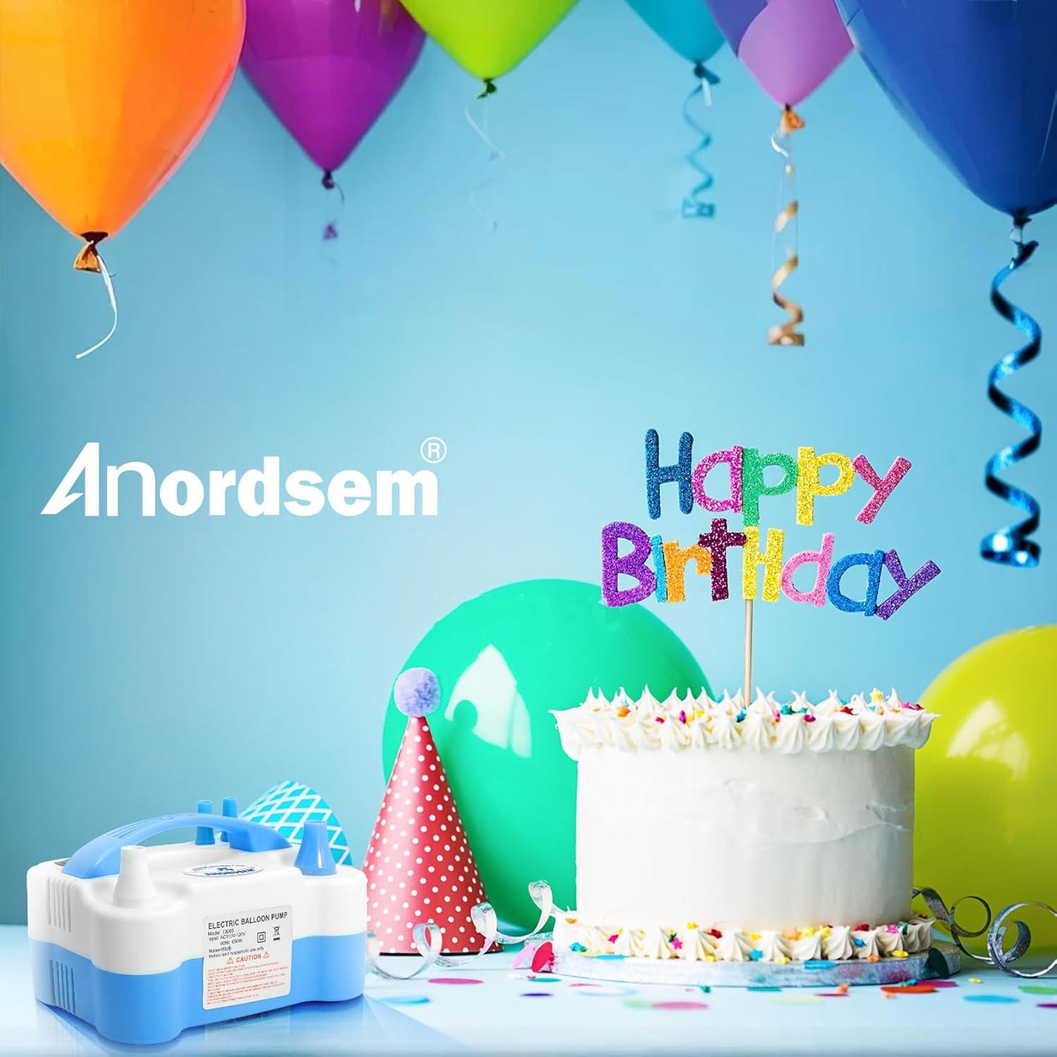 Bomba de Aire Eléctrica Anordsem para Globos - Inflado Rápido