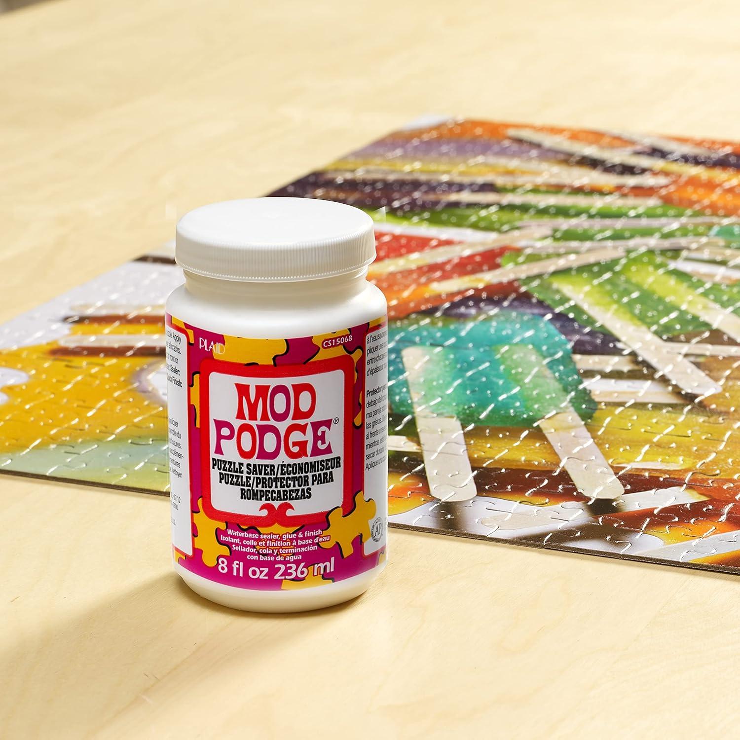 Mod Podge Puzzle Saver 236ml Blanco - Pegamento Multiusos