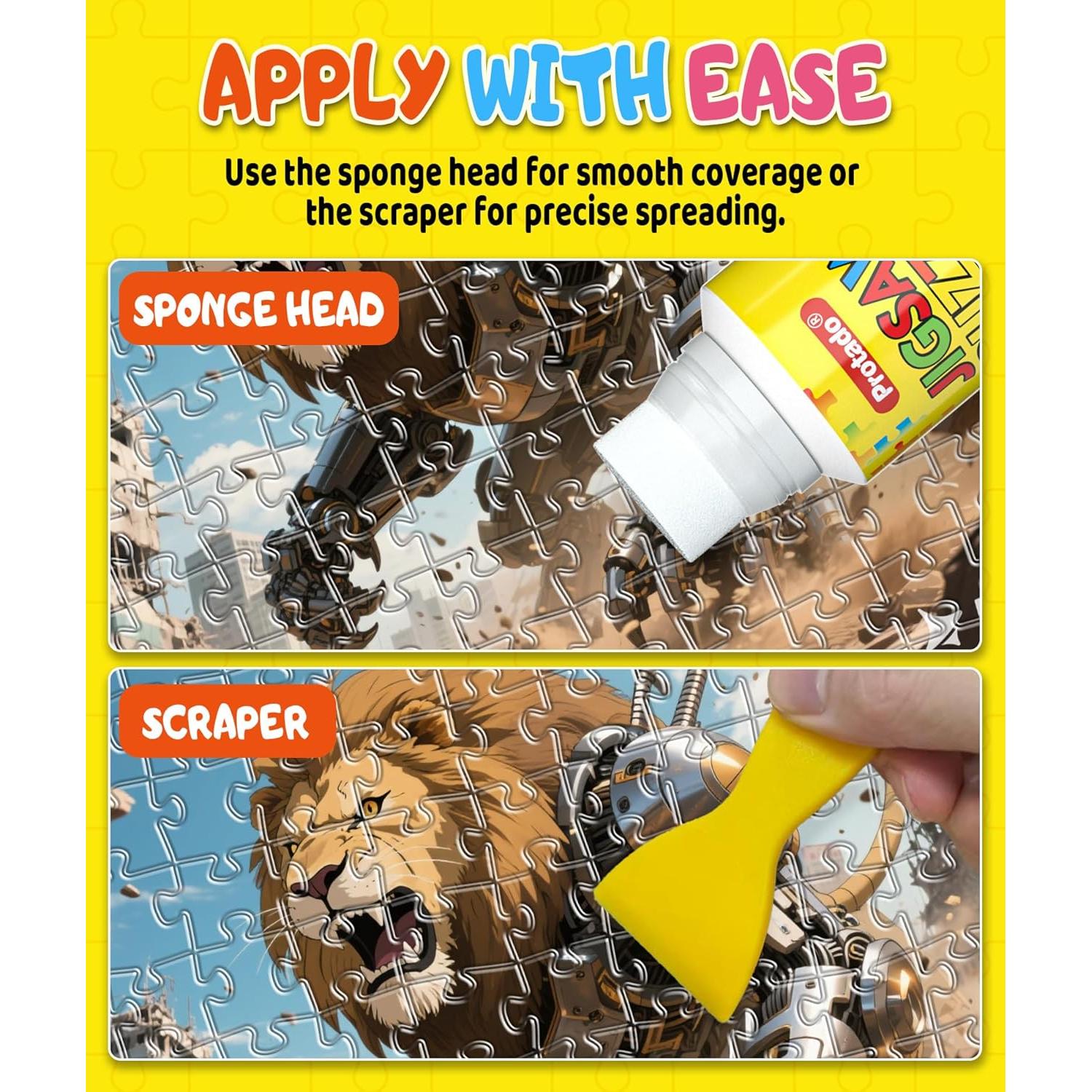 Pegamento para Rompecabezas Protado 200ml No Tóxico Secado Rápido