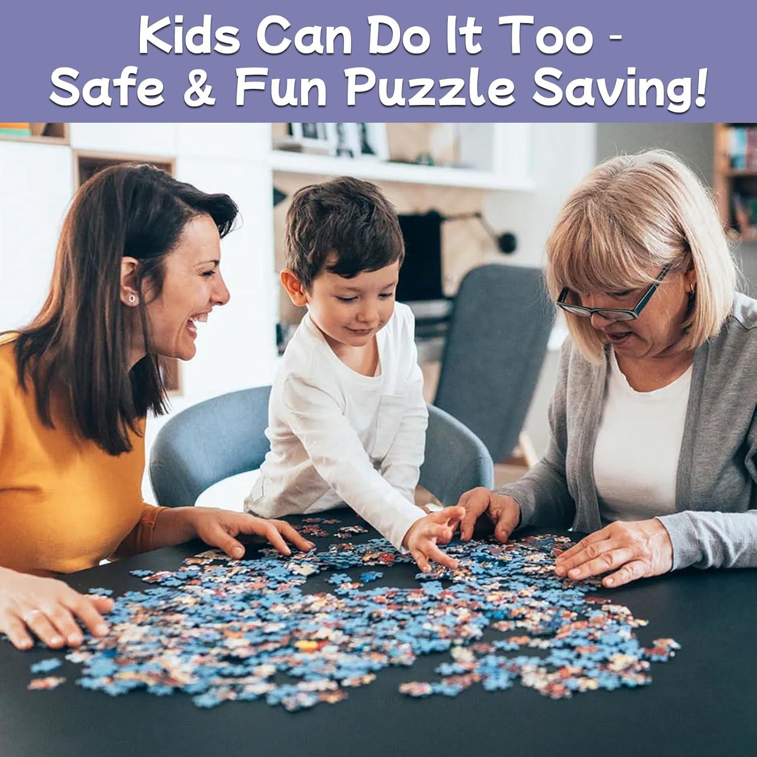 Hojas Adhesivas para Puzzles KIAFUM 8pcs 26.4x17.8cm