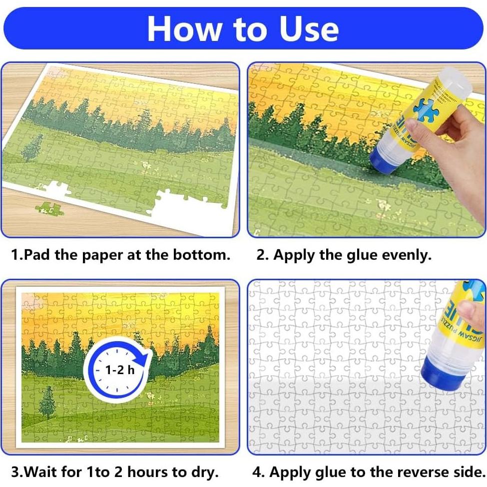 Pegamento para Rompecabezas AUAUY 120ml PVA Secado Rápido