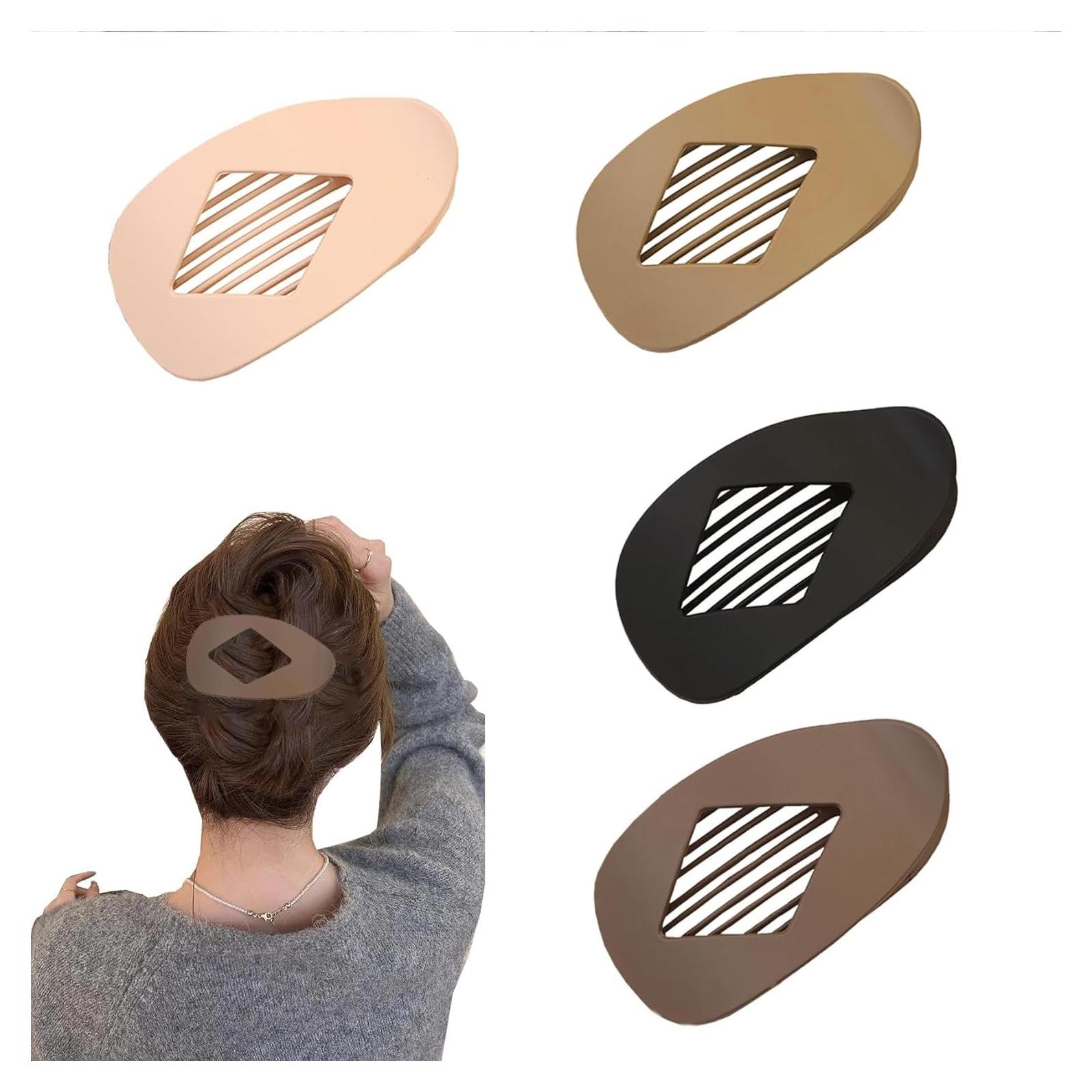 4 Clips de Pelo de Pico de Pato Treayes - Elegantes y Resistentes