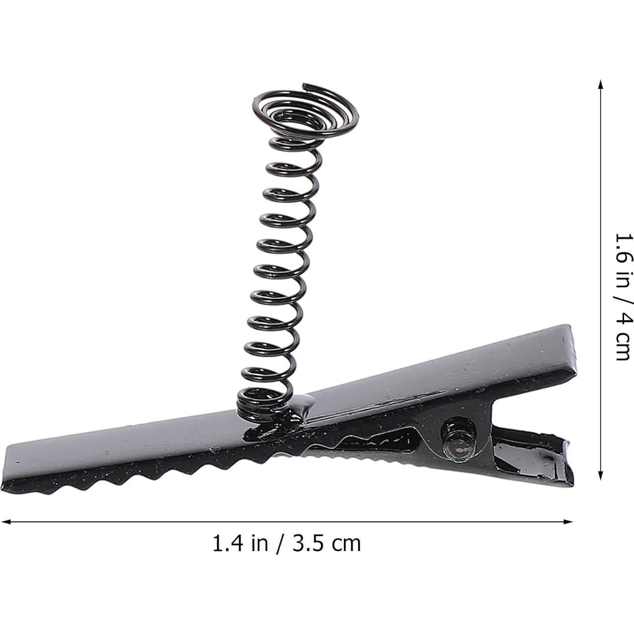 Clips de pico de pato DOITOOL - 100 piezas, metal negro