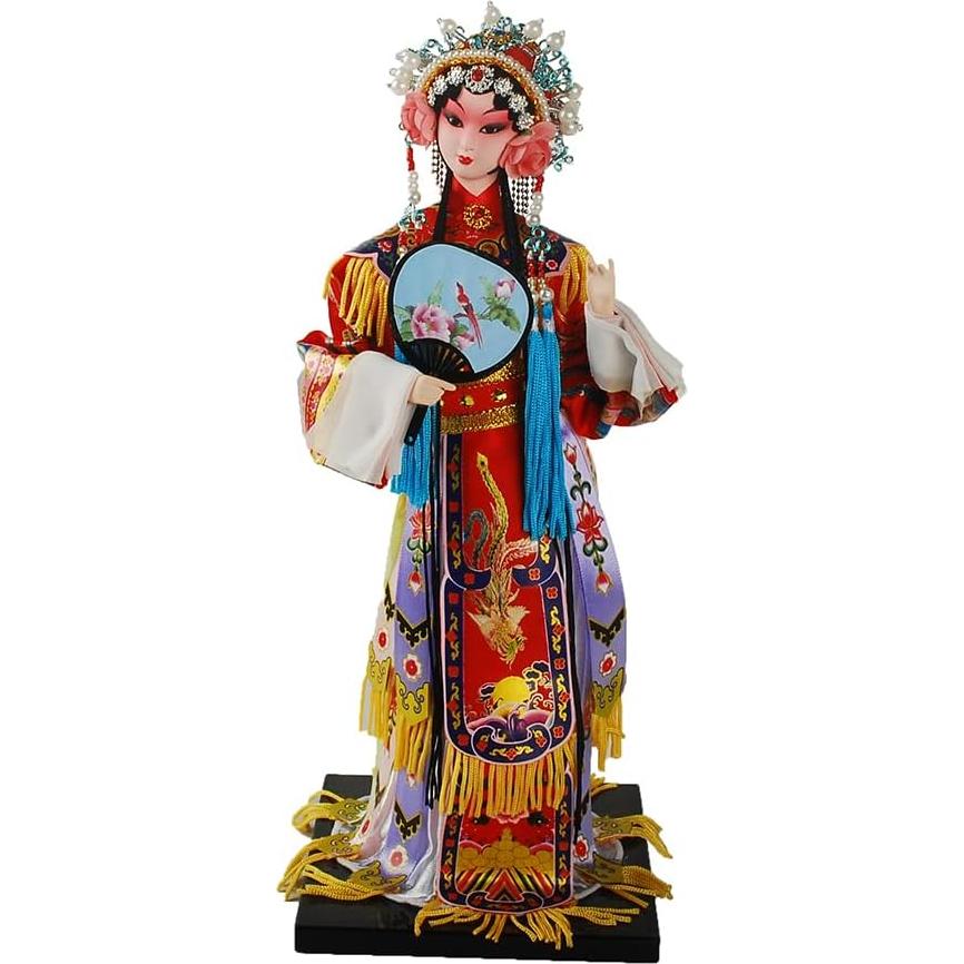 Muñeca China de Seda NW 1801 33x33x32.9 cm Artesanal