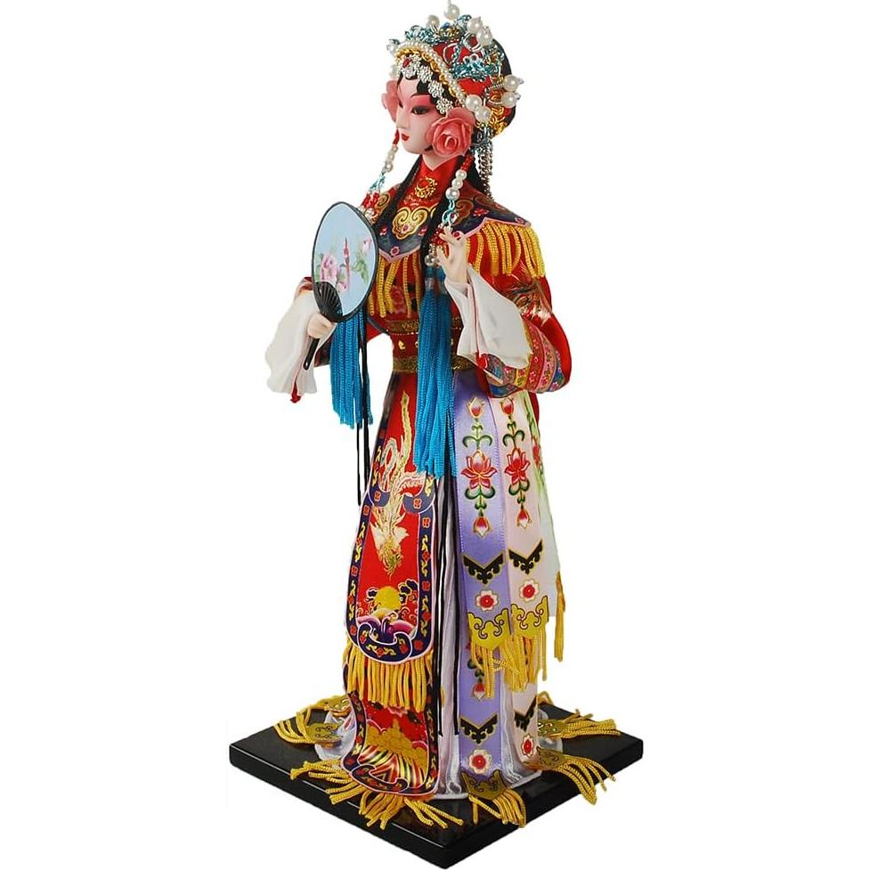 Muñeca China de Seda NW 1801 33x33x32.9 cm Artesanal