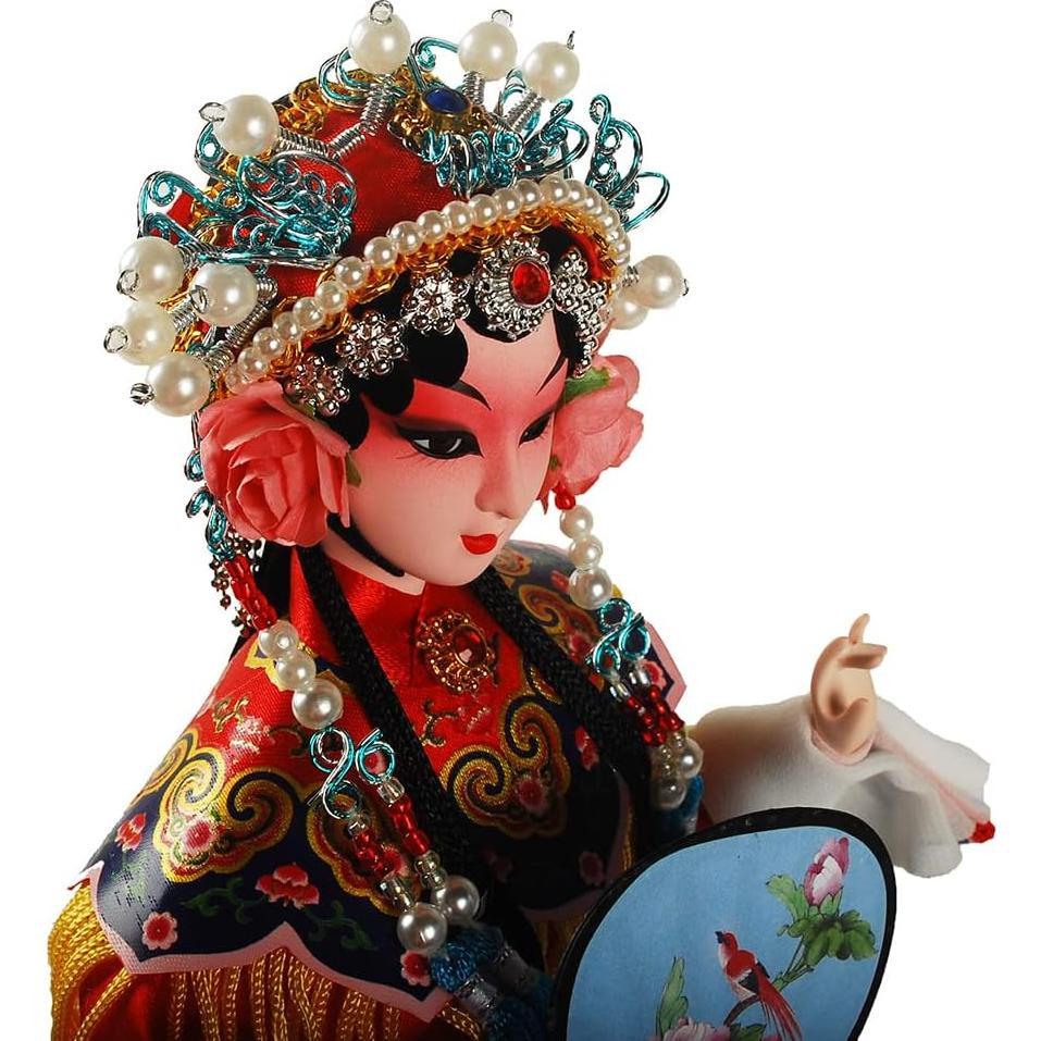 Muñeca China de Seda NW 1801 33x33x32.9 cm Artesanal