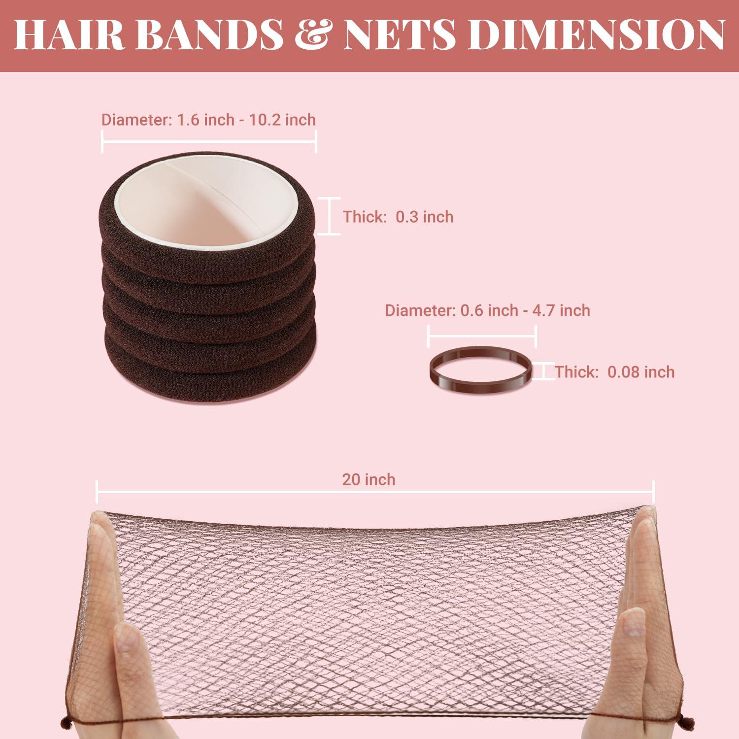 Juego de 415 Horquillas y Gomas para el Cabello IKOCO