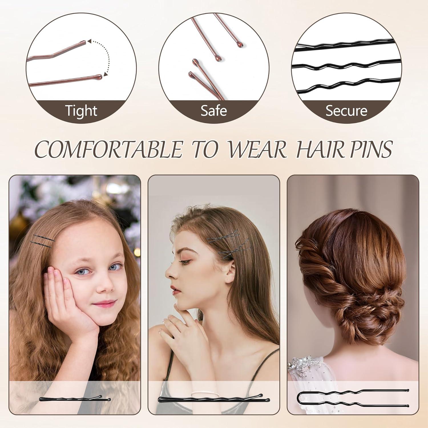 Conjunto de 250 Pinzas para el Cabello GBYMIUY - Variedad 5cm a 7cm