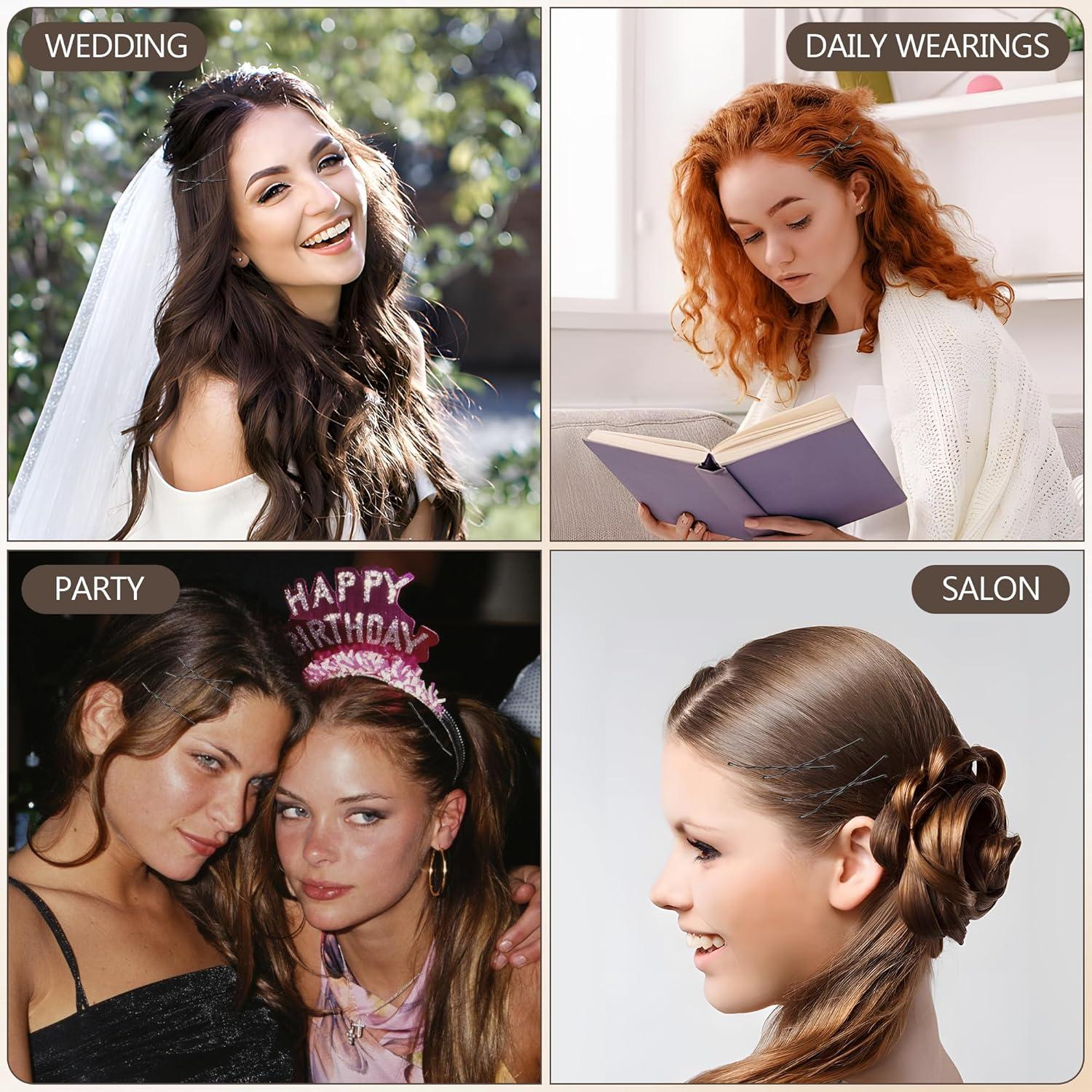 Conjunto de 250 Pinzas para el Cabello GBYMIUY - Variedad 5cm a 7cm