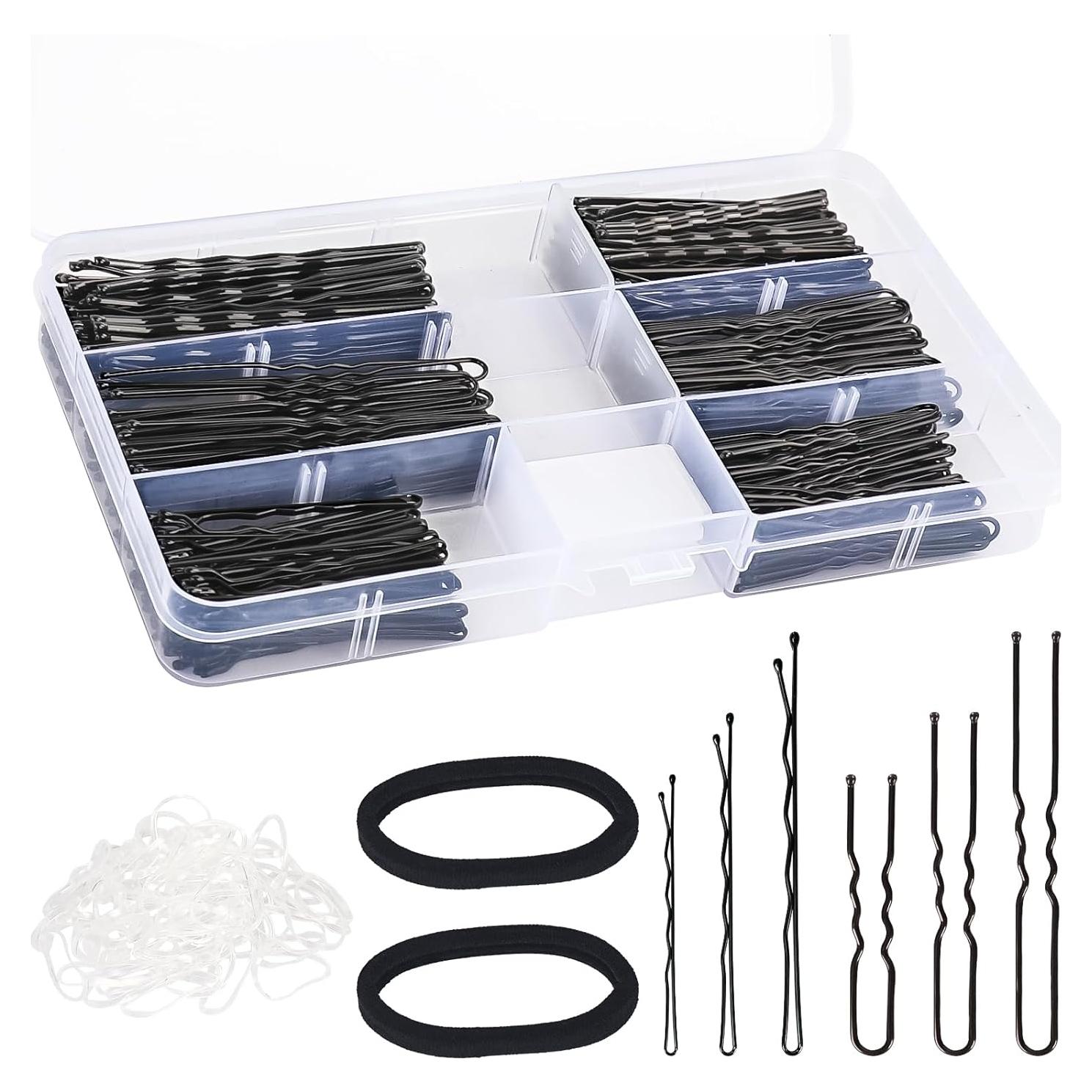 Conjunto de 402 Horquillas para Cabello DySaLic - Negro