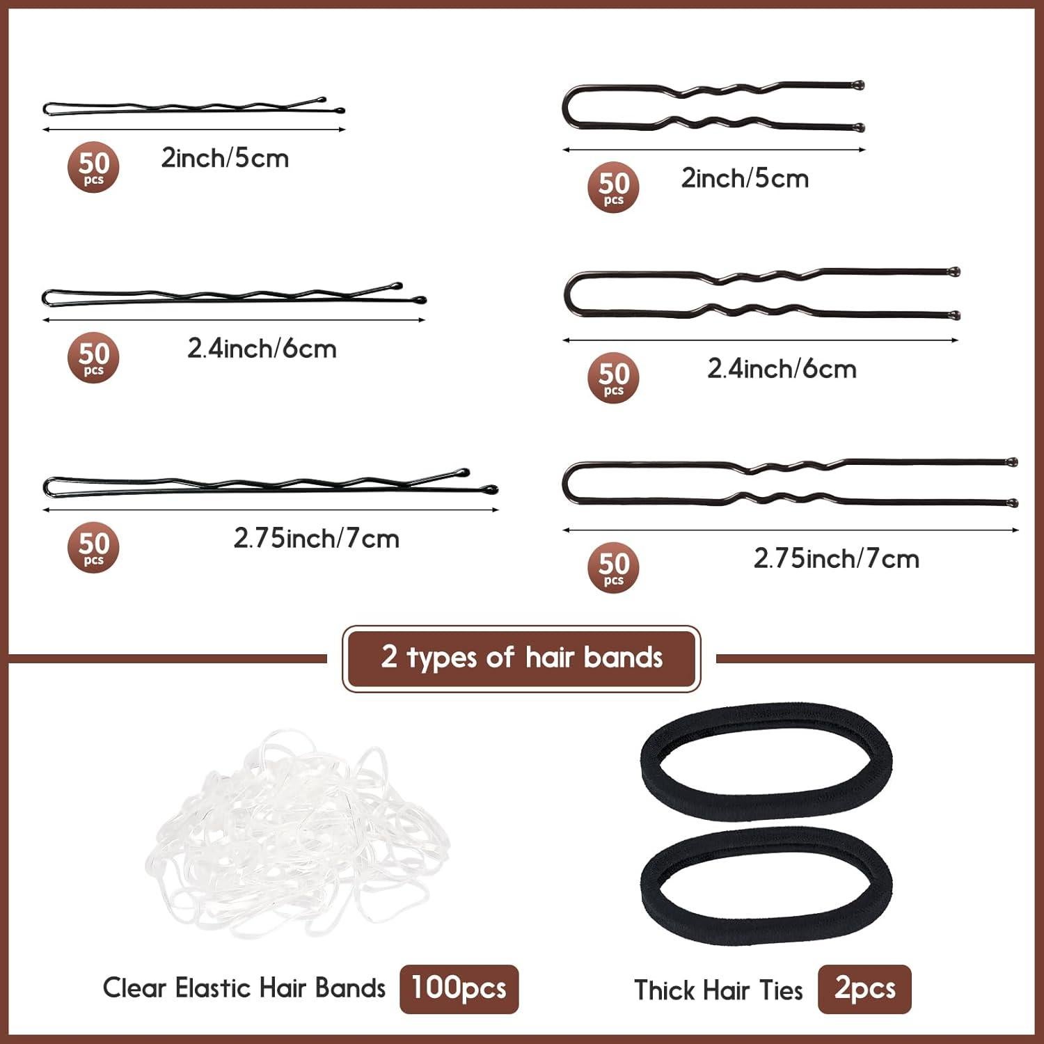 Conjunto de 402 Horquillas para Cabello DySaLic - Negro