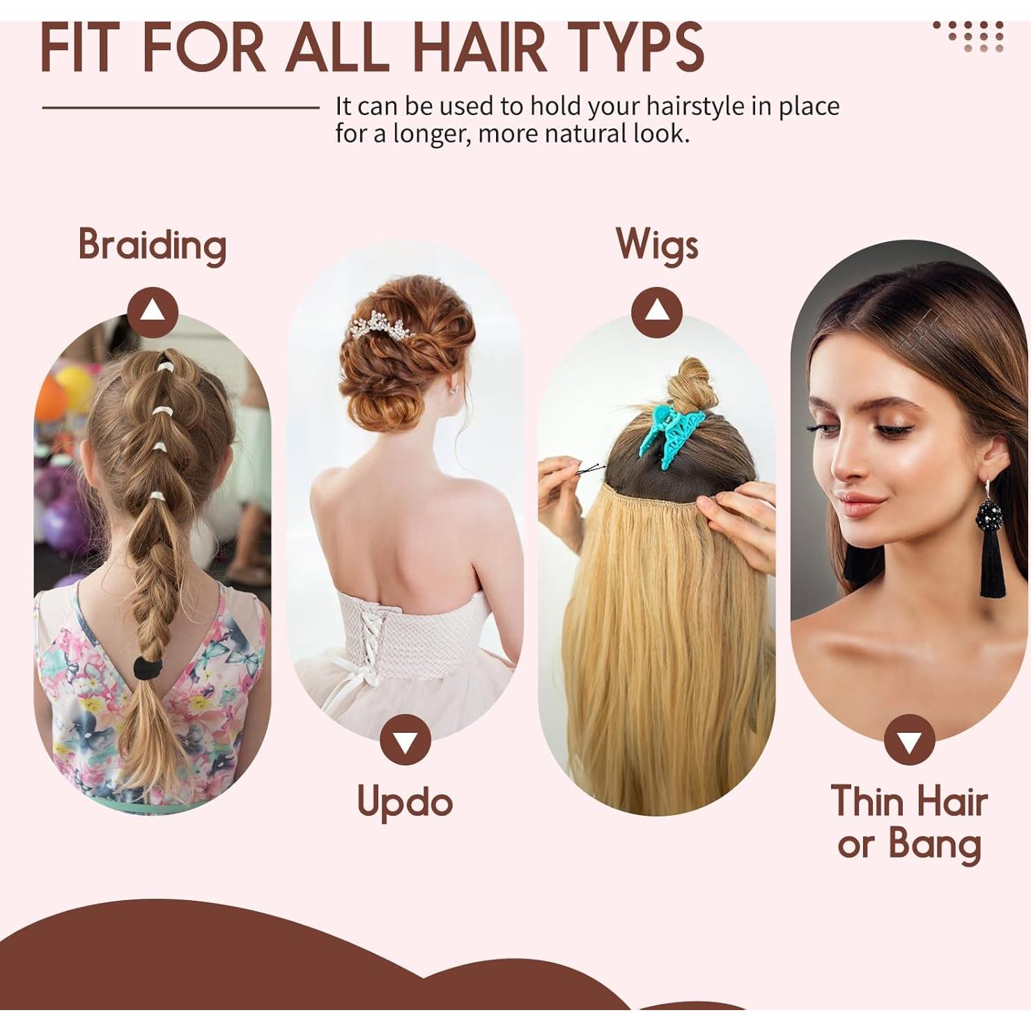 Conjunto de 402 Horquillas para Cabello DySaLic - Negro