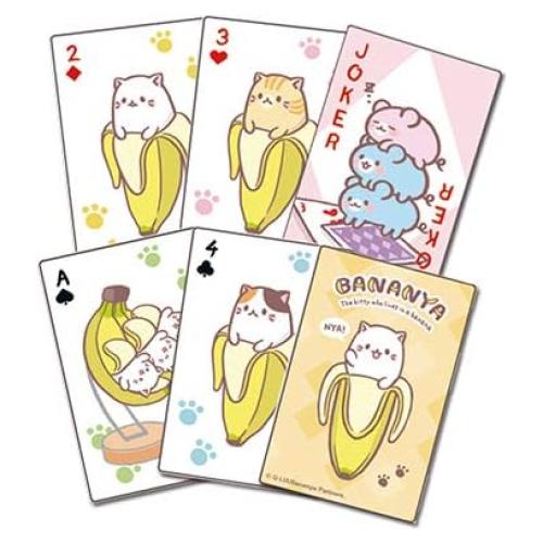 Baraja de Jugar Bananya - 52 Cartas Gran Entretenimiento Oriental