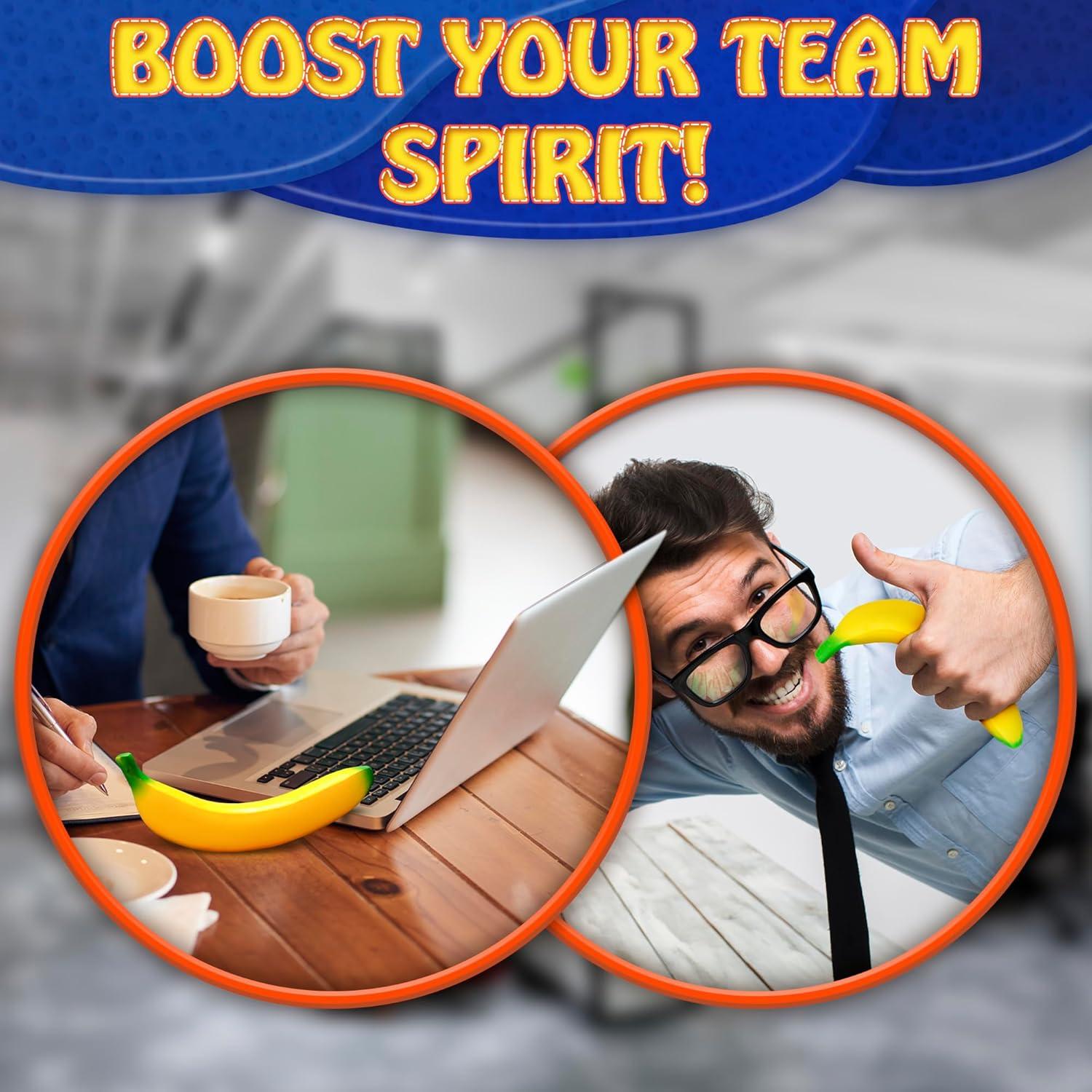 Juguete Squishy Plátano Falso Tesorrio 17x3.6 cm Alivio Estrés